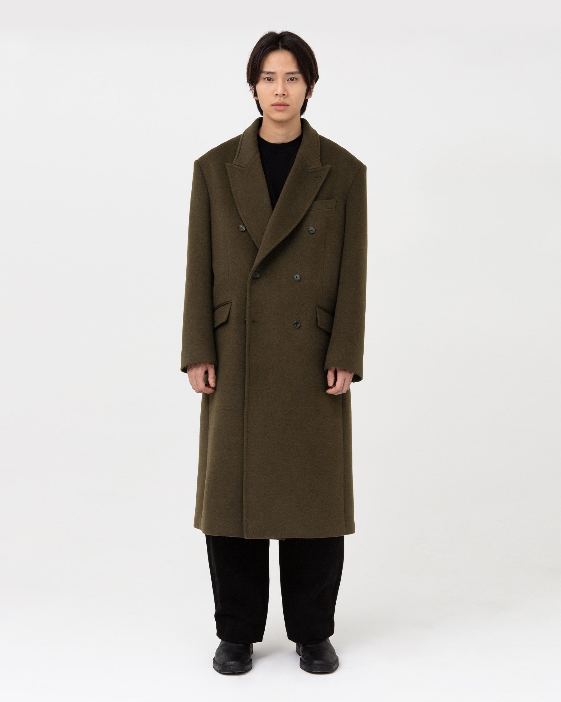 Brownyard - Double Breasted Coat (Mocha) product image 1 | TRAB K-Fashion Australia
