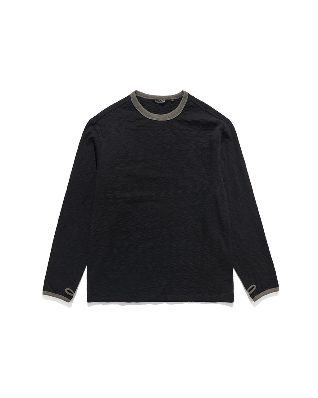Eastlogue - Thumb Hole Ringer L.s T-shirts (Black & Charcoal) product image 5 | TRAB K-Fashion Australia
