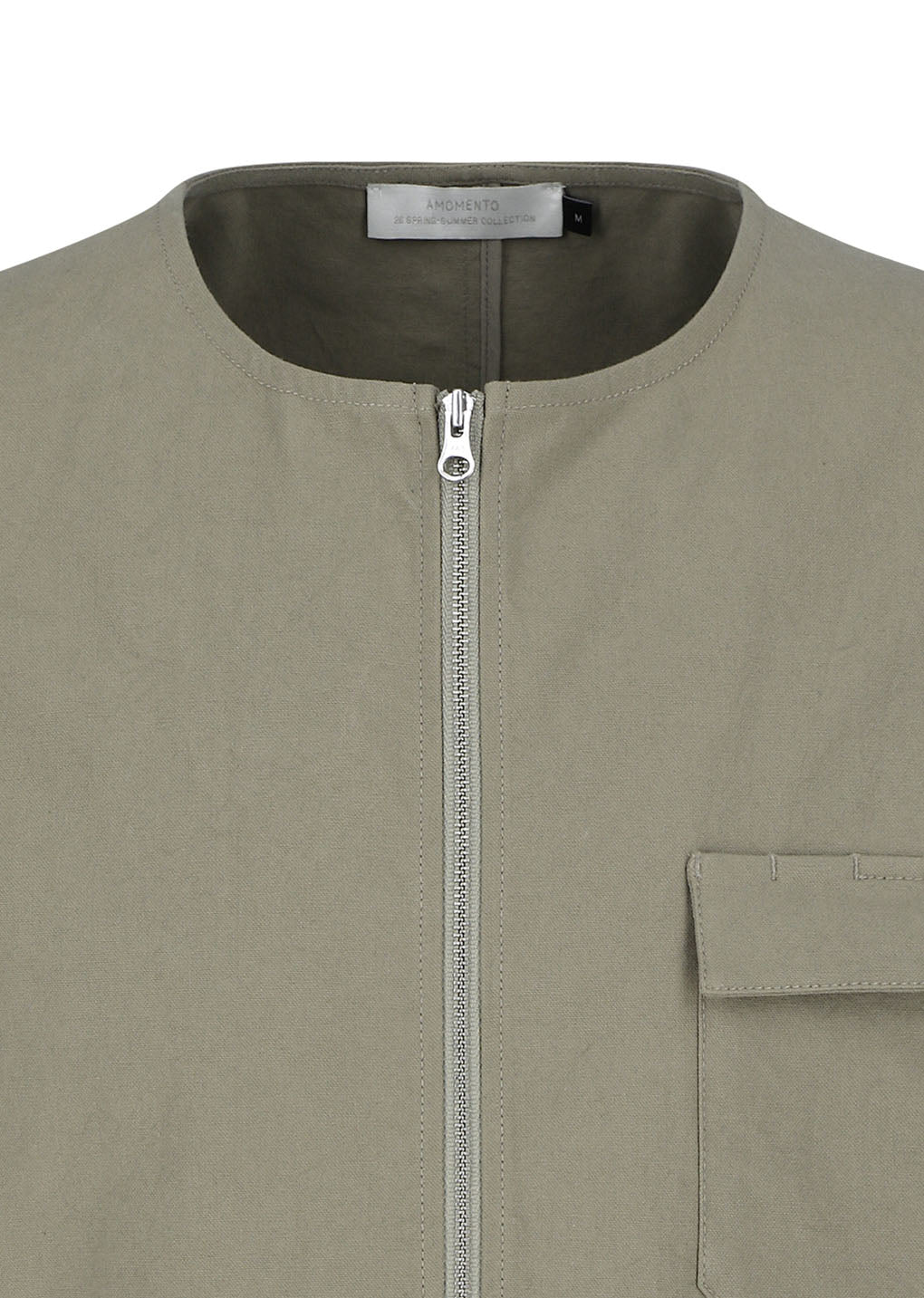 Amomento - Pocket Vest (Khaki) product image 4 | TRAB K-Fashion Australia