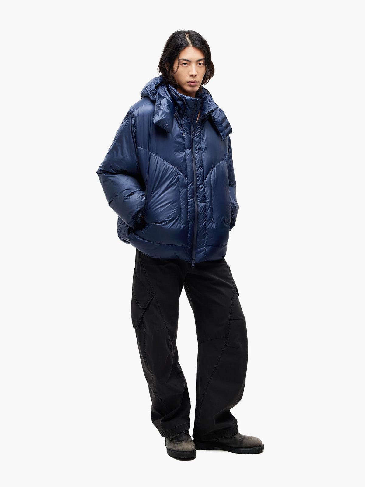 Jiyong Kim - Heavy Down Jacket (Navy) product image 1 | TRAB K-Fashion Australia