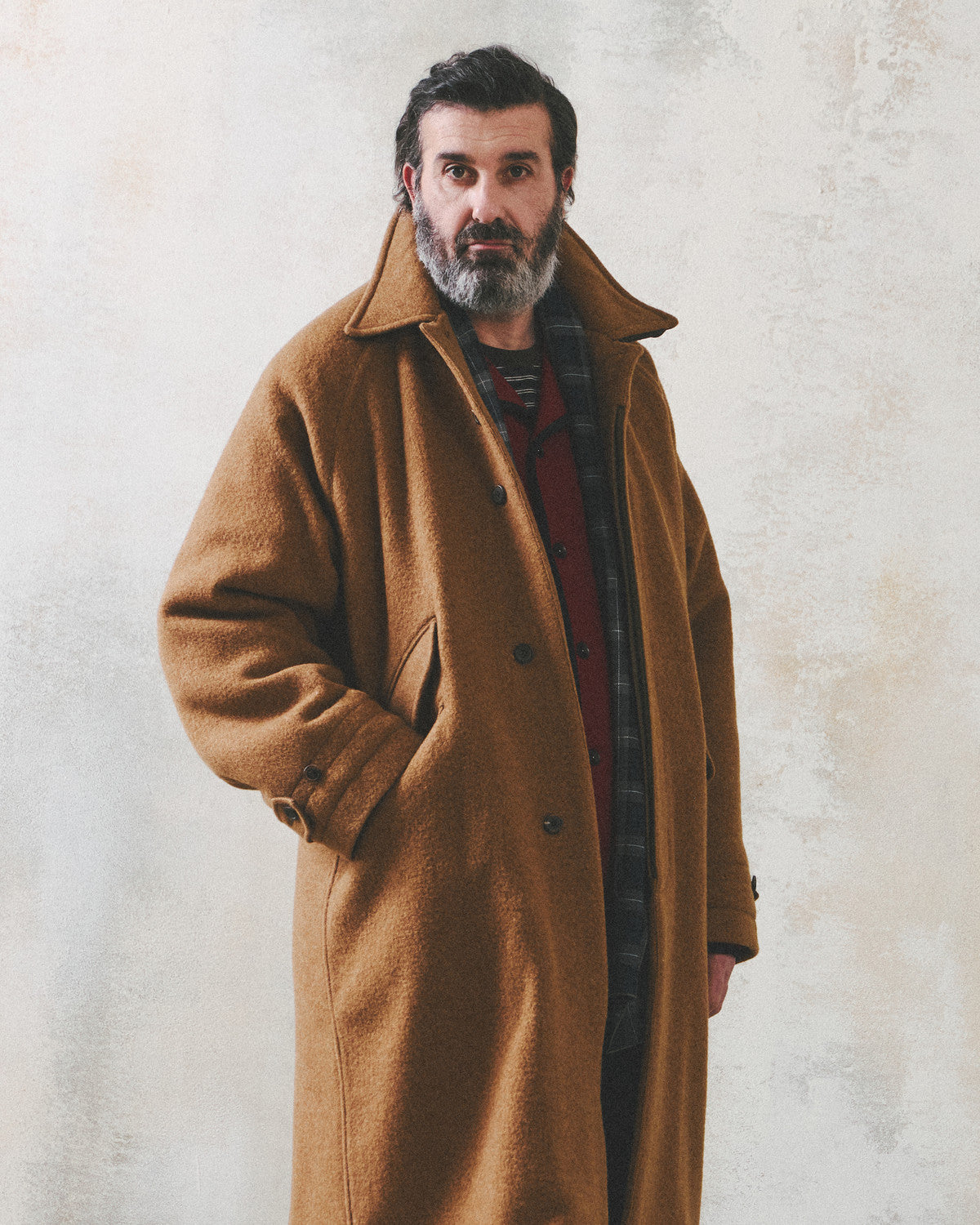 Eastlogue - Highland Balmacaan Coat (Camel Wool) product image 2 | TRAB K-Fashion Australia