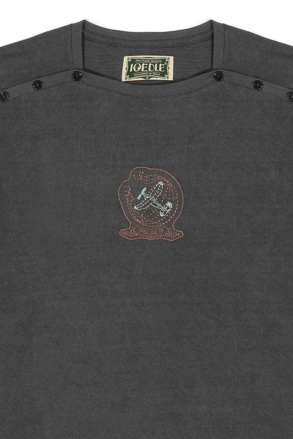 Ioedle - Gravity Beyond Fastening T-Shirt (Charcoal) product image 4 | TRAB K-Fashion Australia
