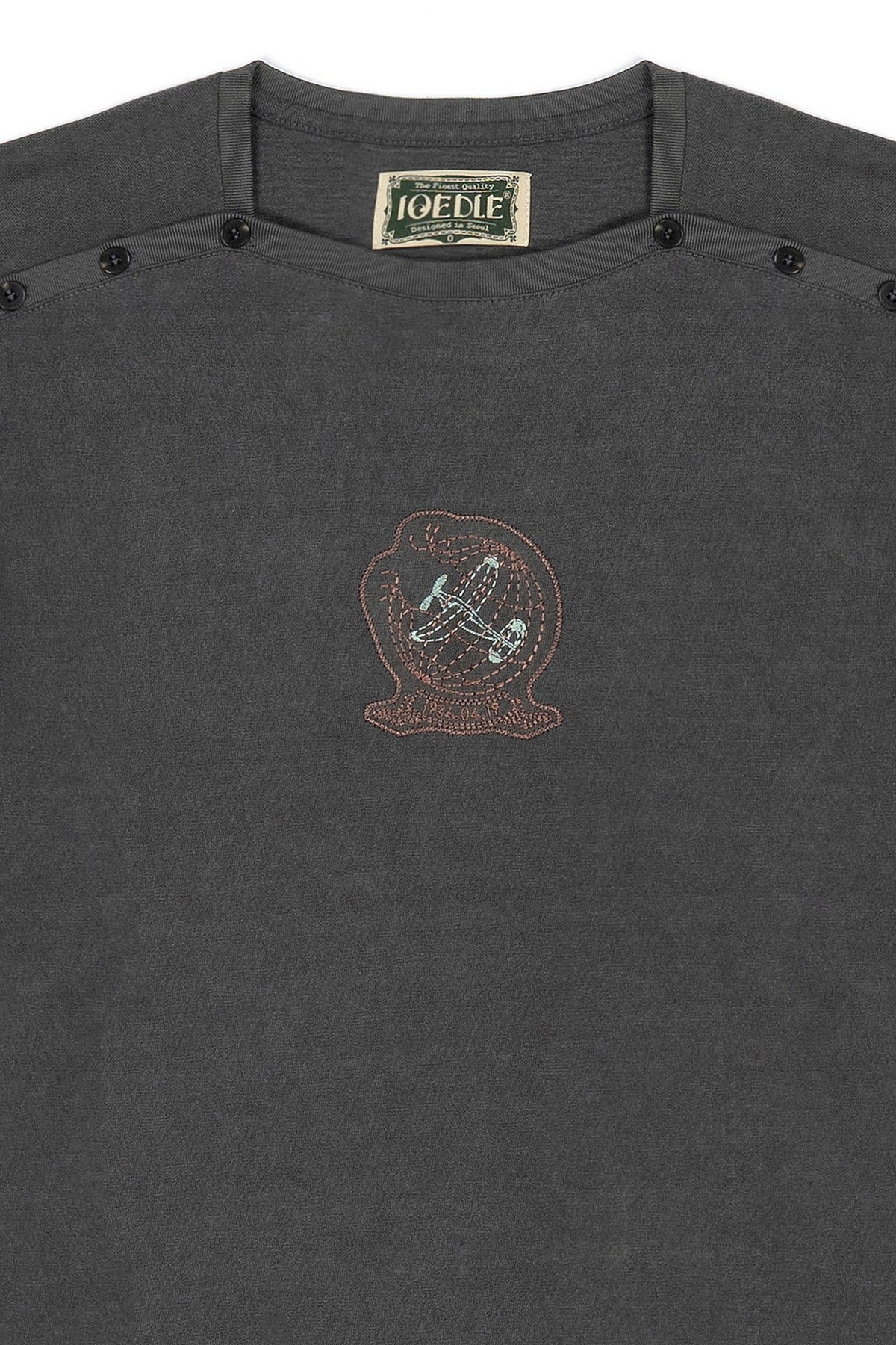 Ioedle - Gravity Beyond Fastening T-Shirt (Charcoal) product image 4 | TRAB K-Fashion Australia