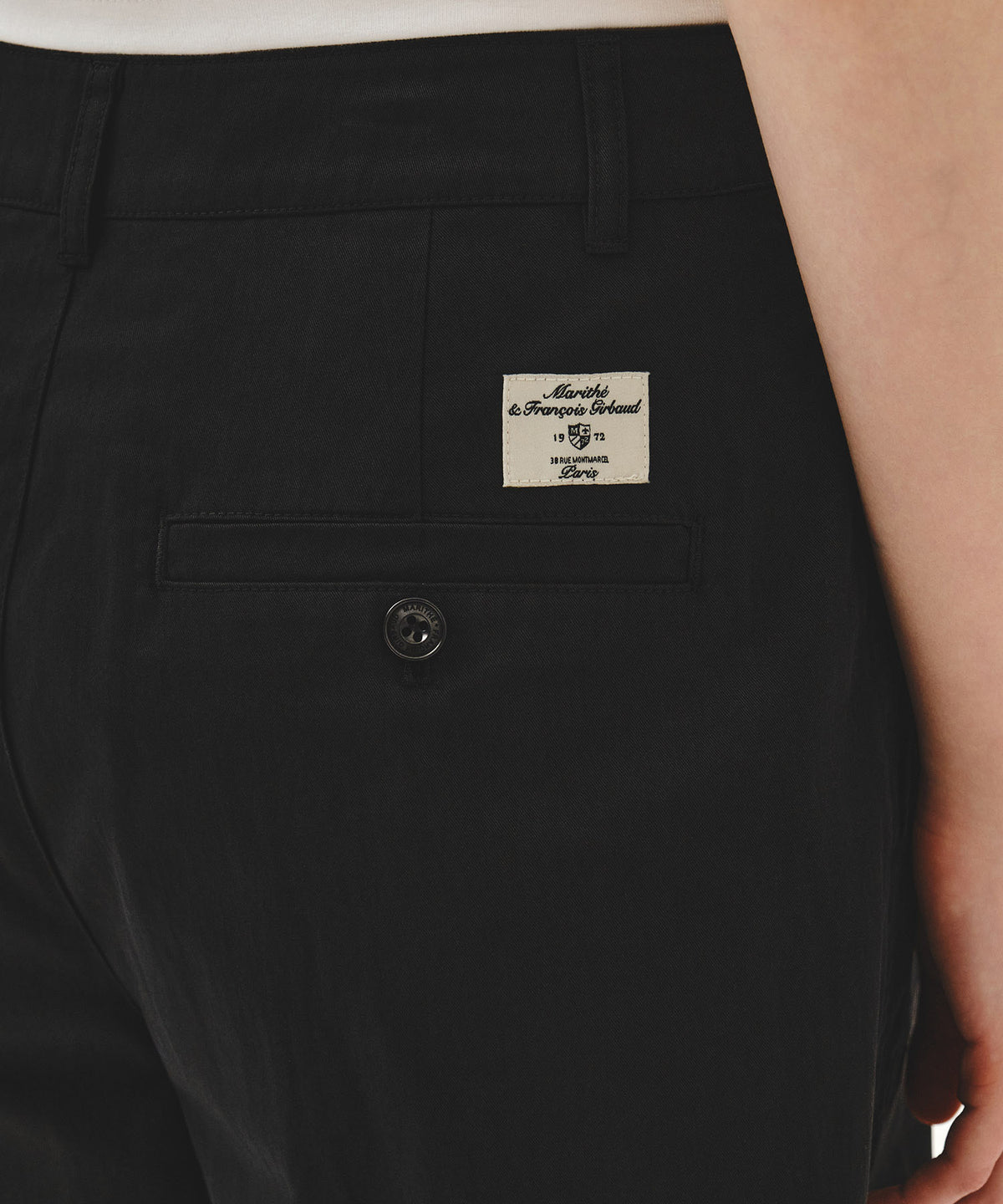 Marithe & Francois Girbaud - Bermuda Half Pants (Black) product image 2 | TRAB K-Fashion Australia