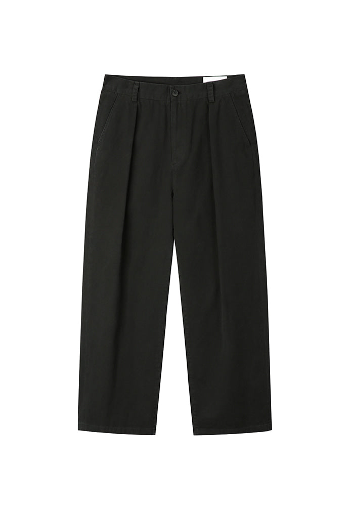 Art if acts - One Tuck Chino Pants (Faded Black) product image 5 | TRAB K-Fashion Australia