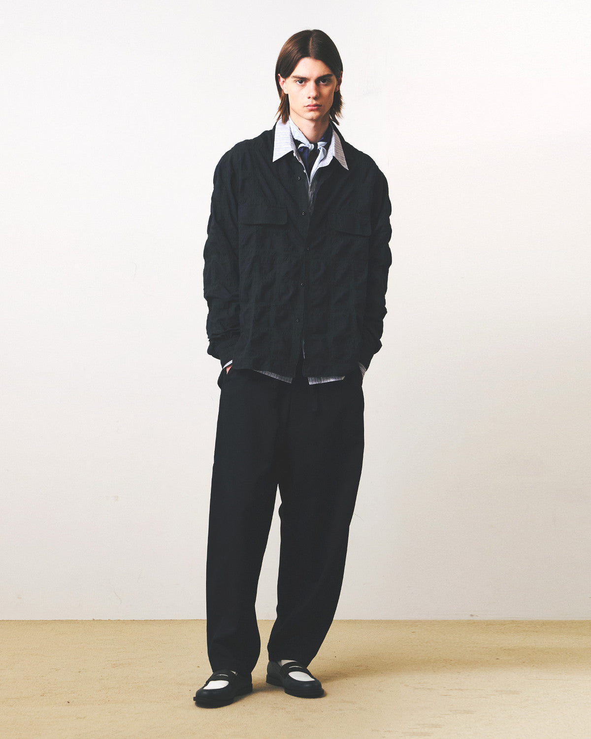 Eastlogue - Comfy Wide Shirts (Black Watch Check) product image 4 | TRAB K-Fashion Australia