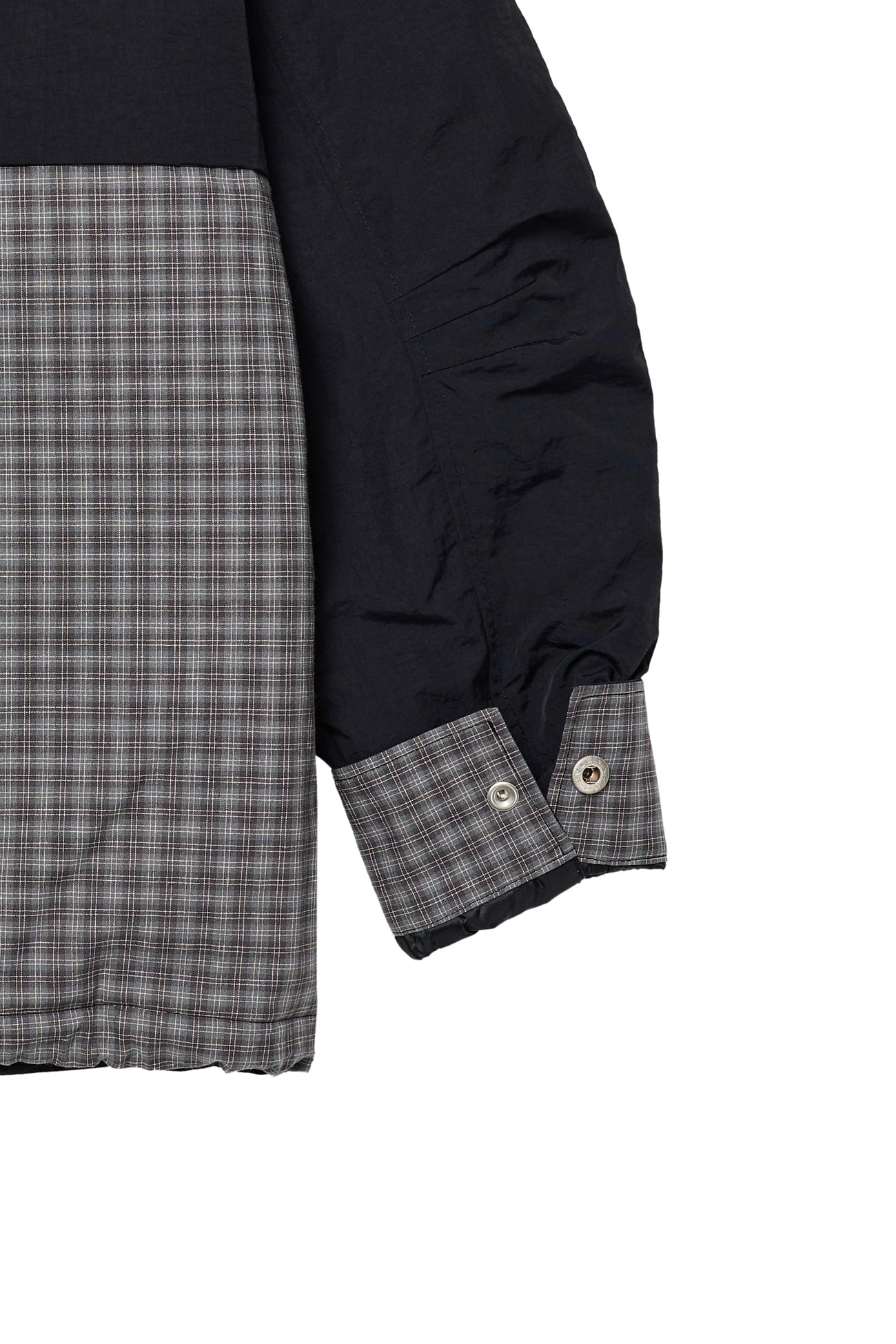 Deinet - Deinet Check Contrast Bomber Jacket (Black) product image 19 | TRAB K-Fashion Australia