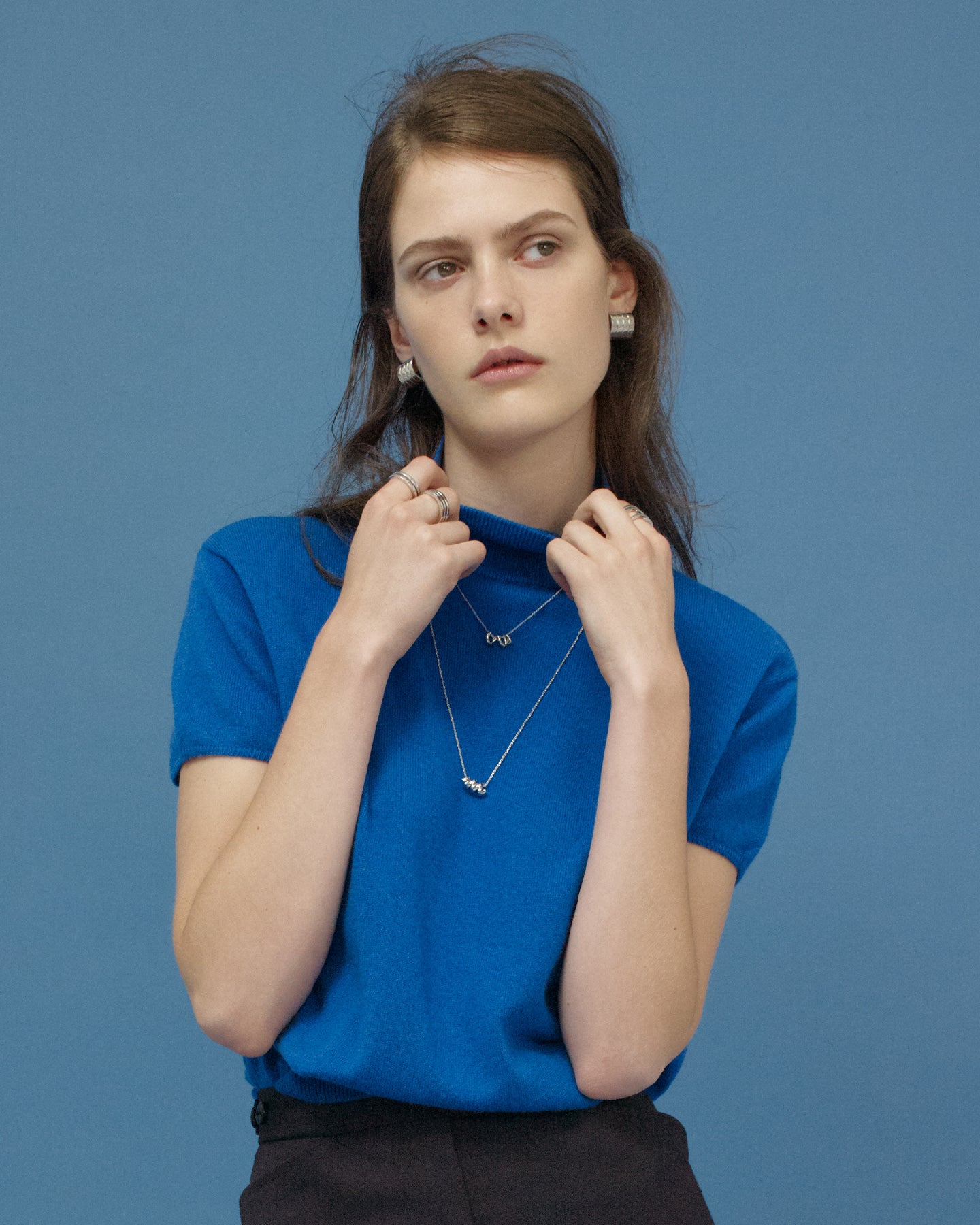 Numbering - Rounded Coil Pendant Necklace #4707 product image 3 | TRAB K-Fashion Australia