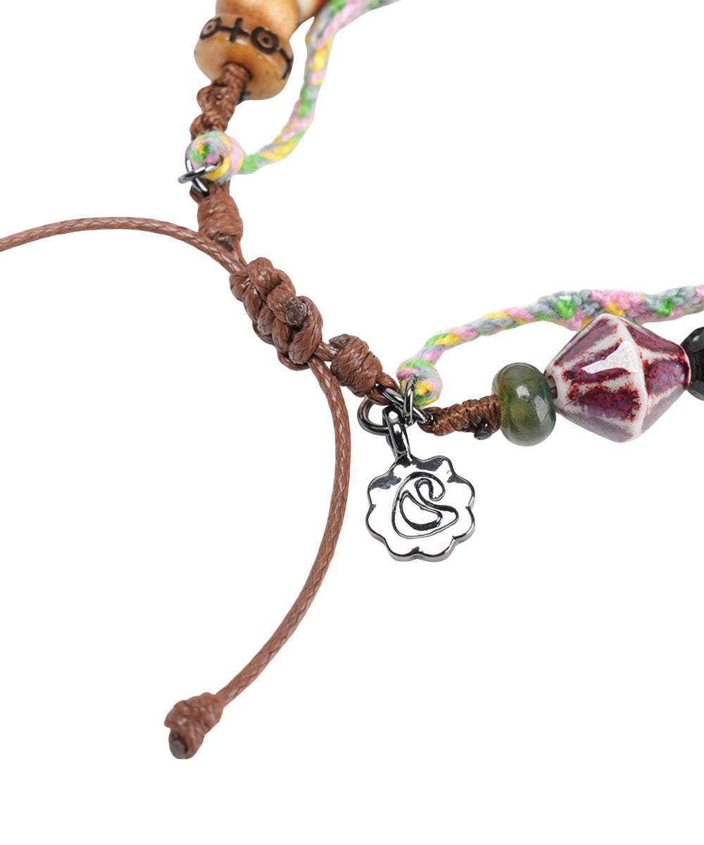 Coyseio - Flower Knotted Bead Bracelet Multi product image 16 | TRAB K-Fashion Australia