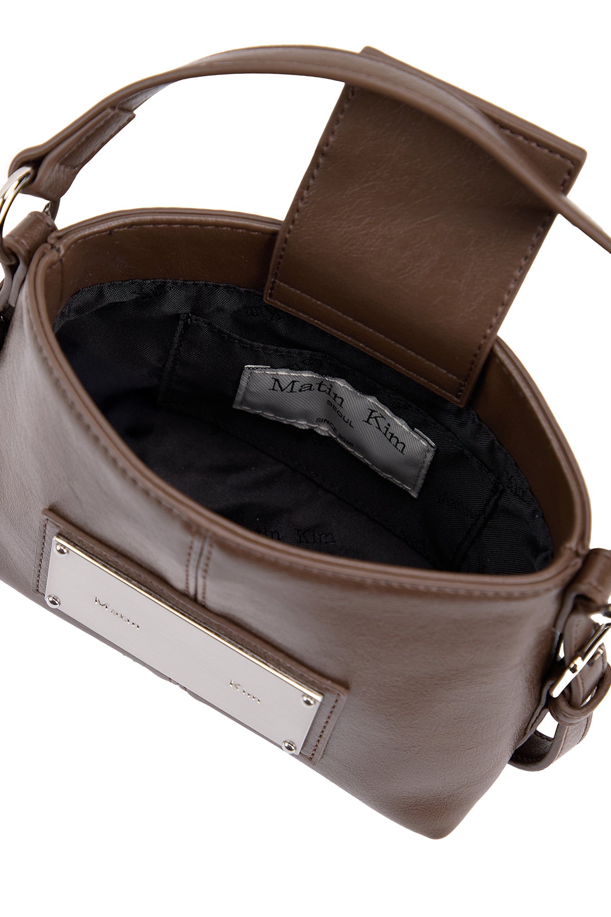 Matin Kim - Handle Mini Cross Bag (Brown) product image 5 | TRAB K-Fashion Australia