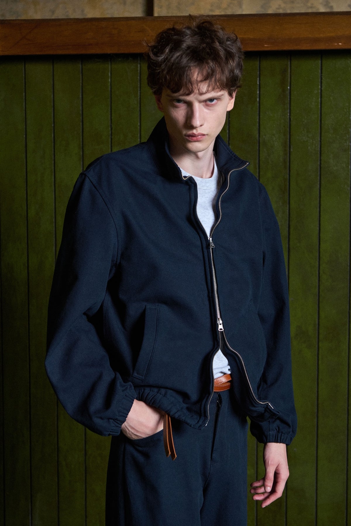 STU - Shift High-neck Jacket (Navy) product image 15 | TRAB K-Fashion Australia