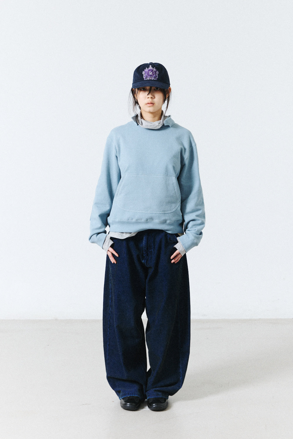 Hatchingroom - Overlay Sweatshirt Blue (Grey) product image 9 | TRAB K-Fashion Australia