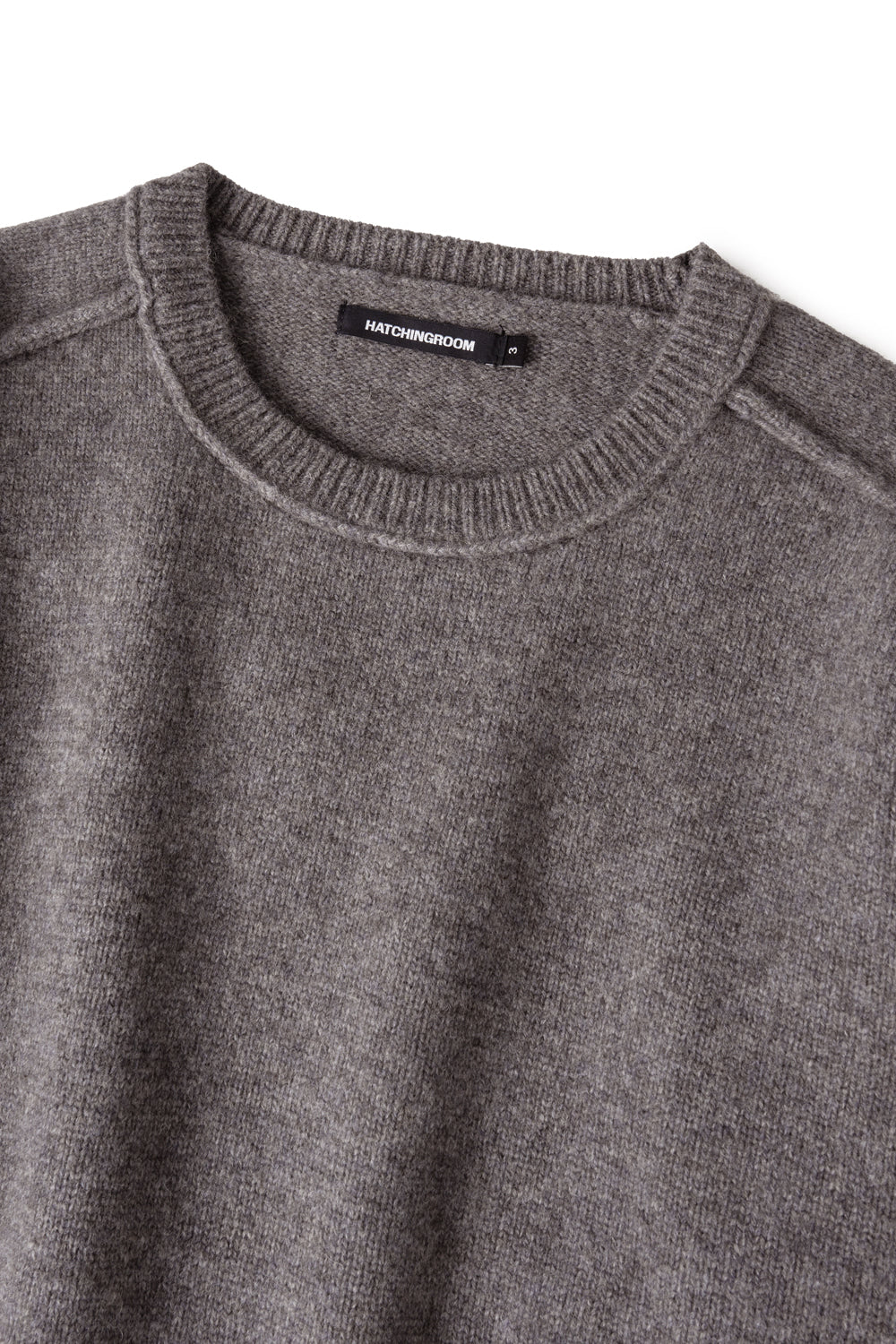 Hatchingroom - Reverse Damage Sweater Dusty (Grey) product image 3 | TRAB K-Fashion Australia