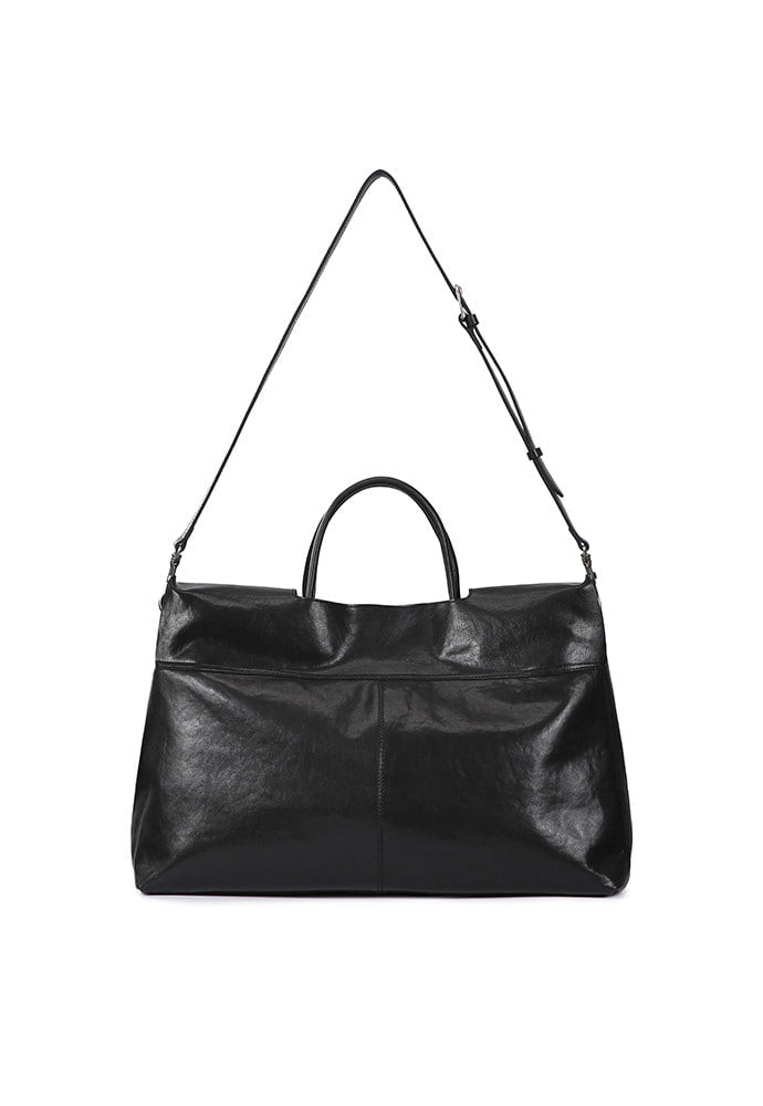 Art if acts - Leather Weekend Bag (Black) product image 6 | TRAB K-Fashion Australia