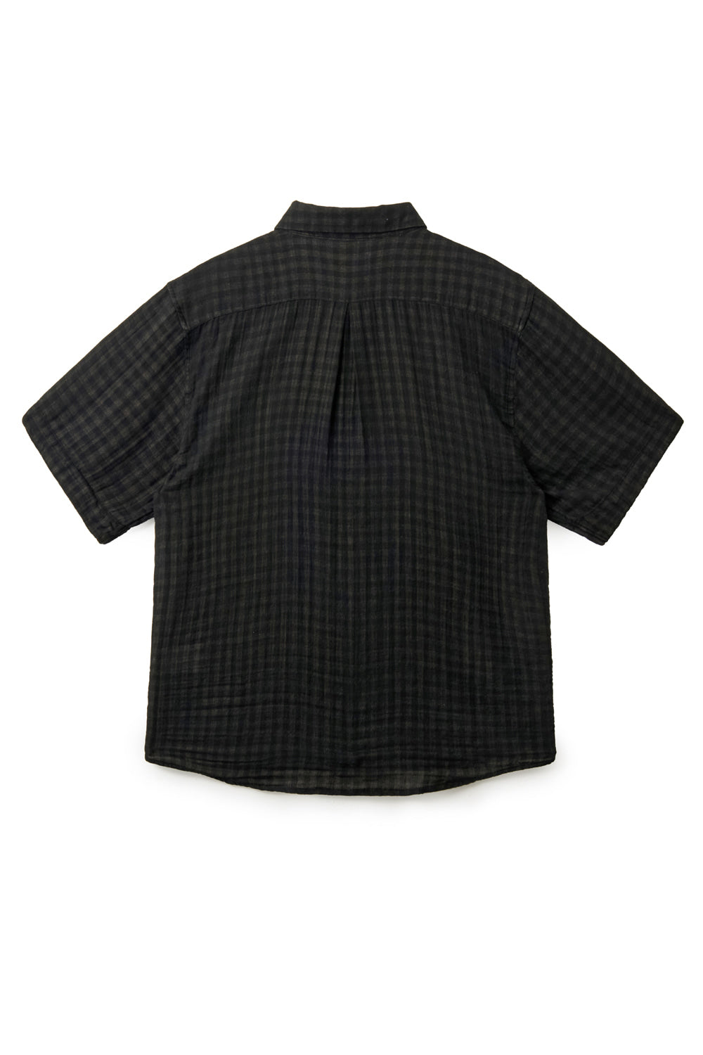 Hatchingroom - Shadow Check Shirt Gingham Check (Grey Beige) product image 2 | TRAB K-Fashion Australia