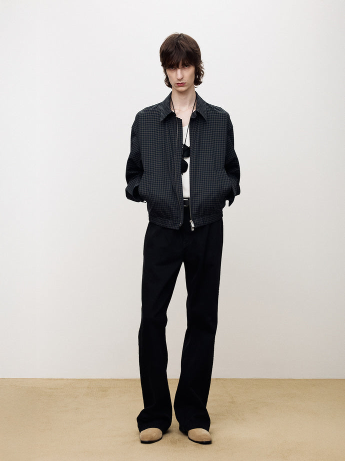 Tonywack - Side Panel Lace Trimmed Denim Jeans (Rinsed Black) product image 3 | TRAB K-Fashion Australia