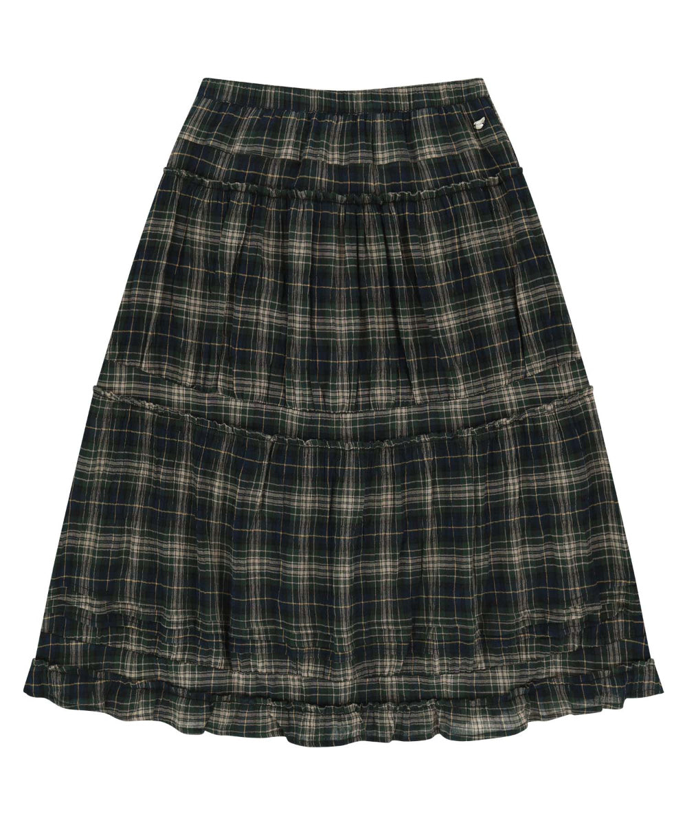 Coyseio - Shirring Midi Skirt Check product image 10 | TRAB K-Fashion Australia