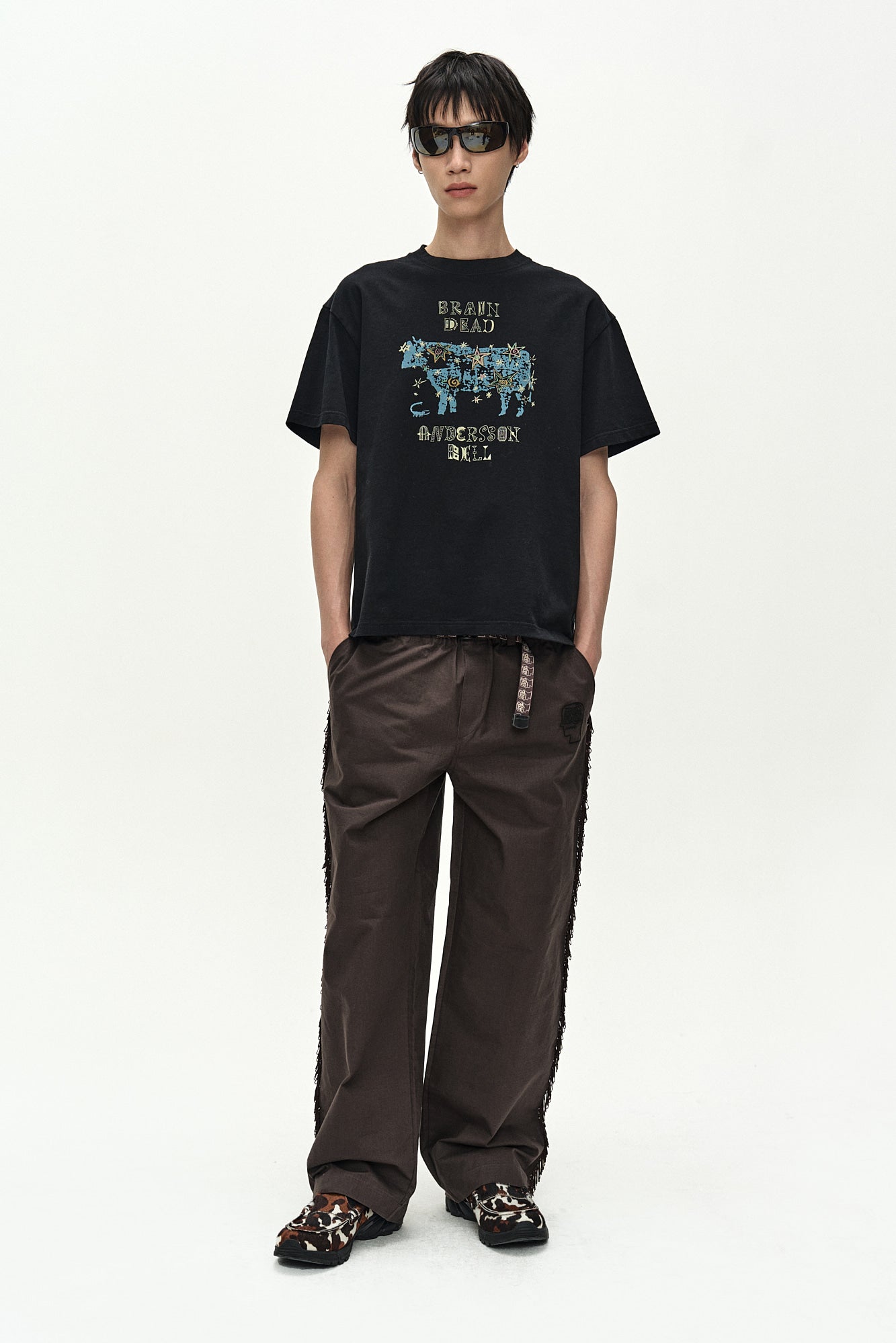 Andersson Bell - Andersson Bell X Brain Dead Cow T-Shirts (Black) product image 2 | TRAB K-Fashion Australia