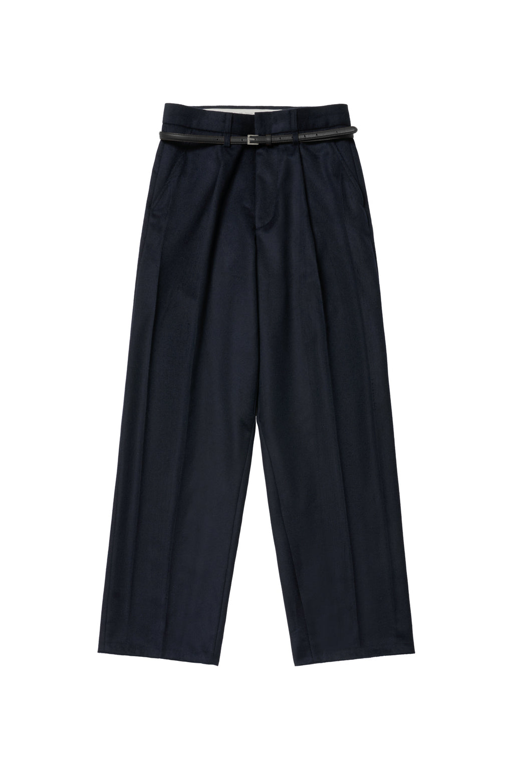 STU - Crease Belt Slacks In Cashmere (Navy) product image 11 | TRAB K-Fashion Australia