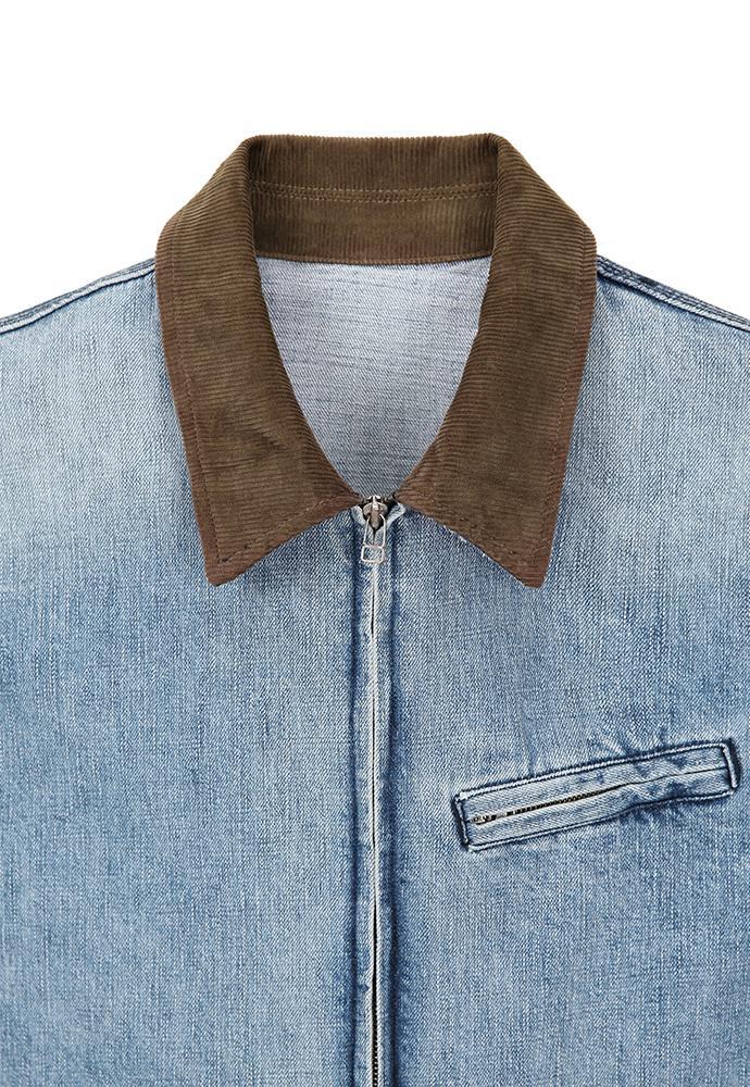 Art if acts - Marina Denim Work Jacket (Used Light Indigo) product image 10 | TRAB K-Fashion Australia