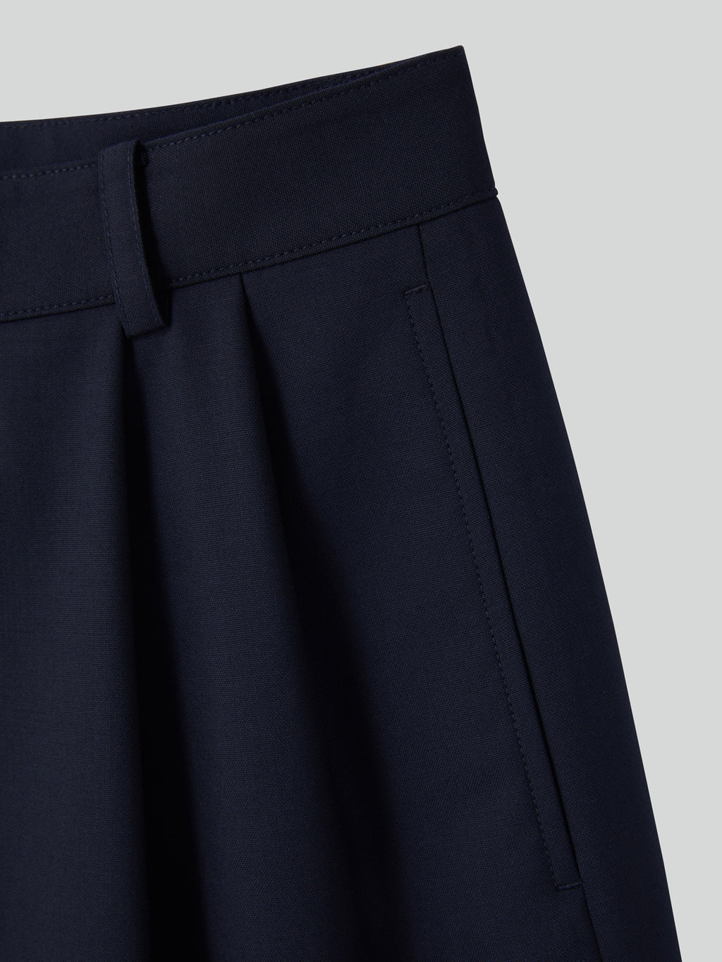 Recto - Double Pleated Shorts (Dark Navy) product image 6 | TRAB K-Fashion Australia