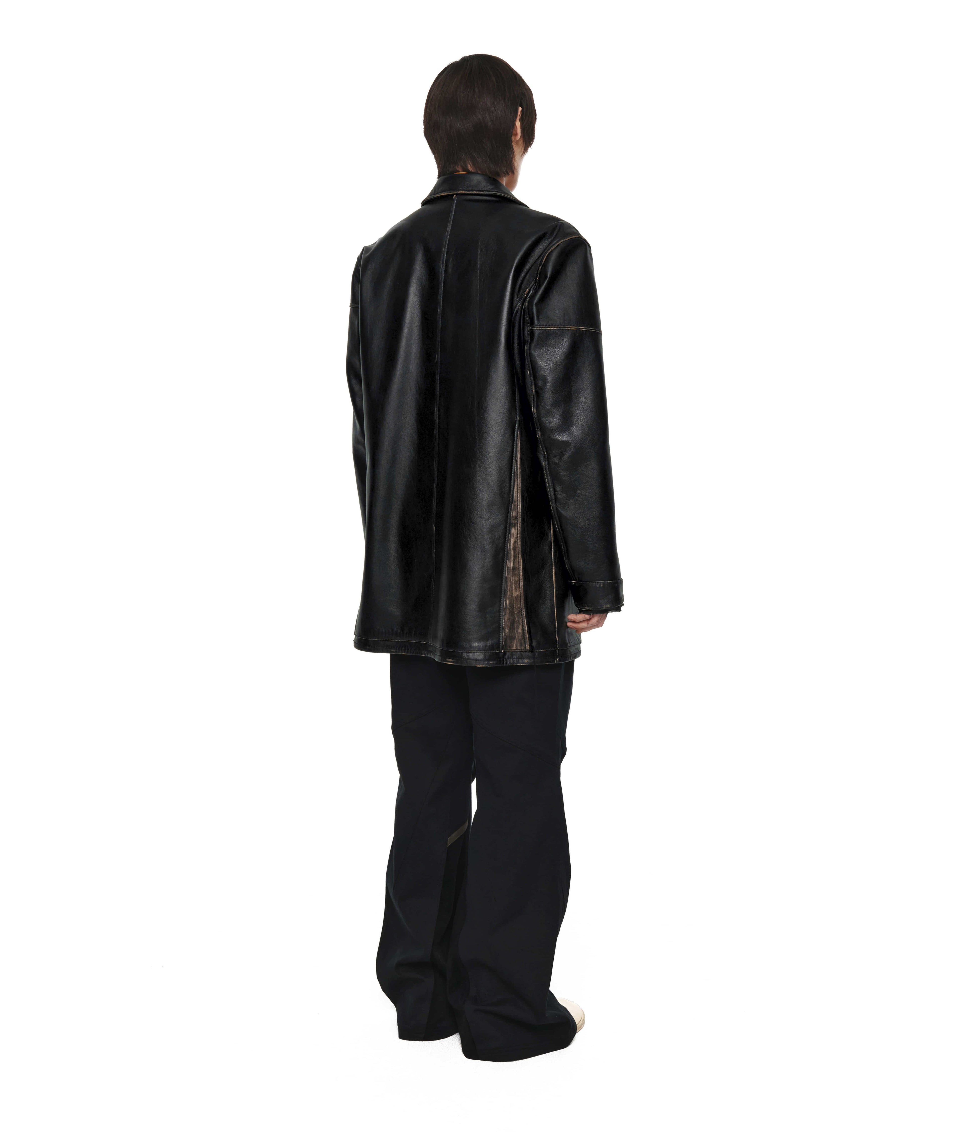 XLIM - Ep.8 01 Leather Jacket (Black) product image 4 | TRAB K-Fashion Australia