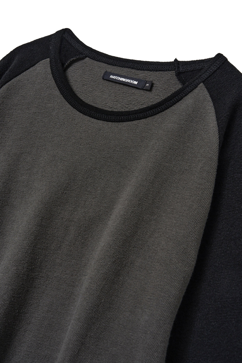 Hatchingroom - Raglan Tee (Black/Moss Charcoal) product image 4 | TRAB K-Fashion Australia