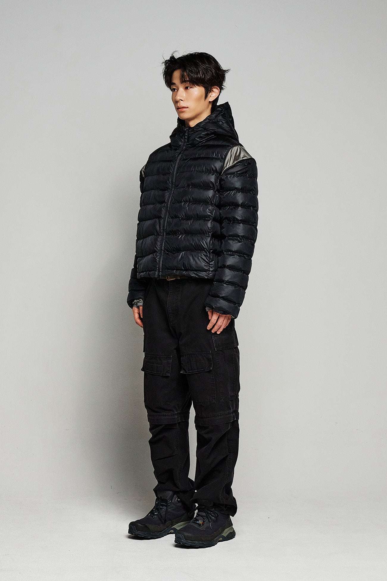 Deinet - Point Wellon Hooded Jacket (Black) product image 7 | TRAB K-Fashion Australia