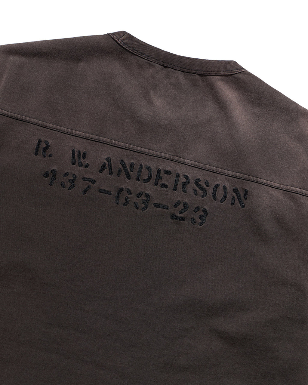Eastlogue - Naval Embroidery T-shirts (Vintage Charcoal) product image 3 | TRAB K-Fashion Australia