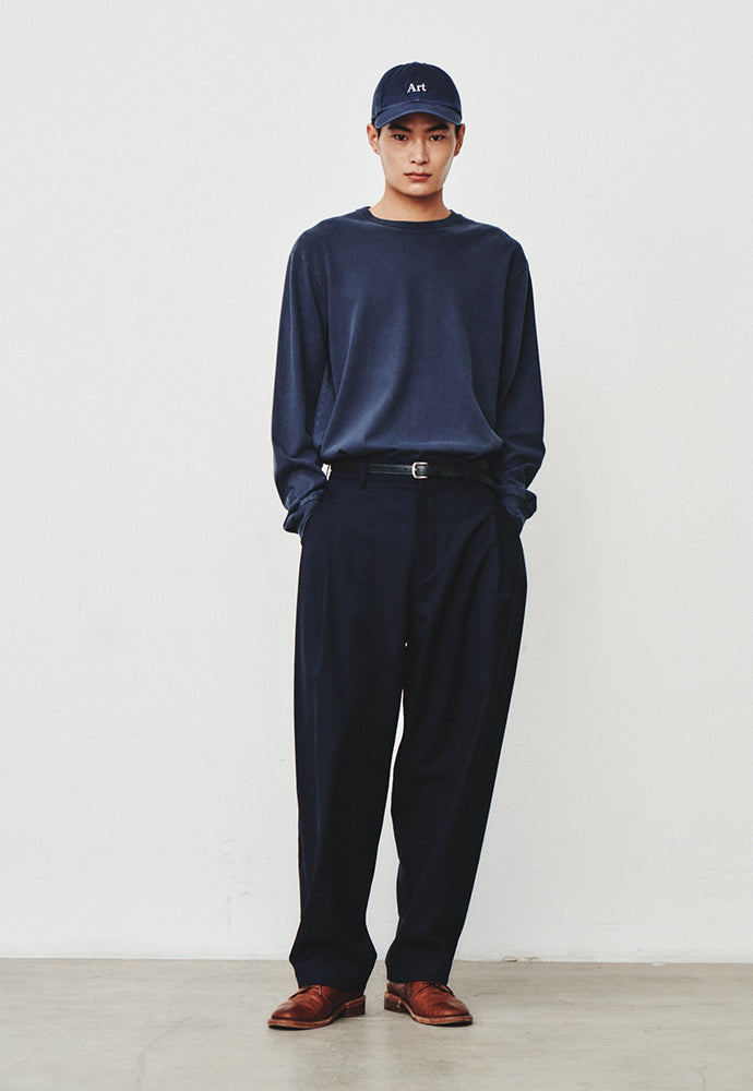 Art if acts - Garment Dyed Long Sleeve (Navy) product image 6 | TRAB K-Fashion Australia