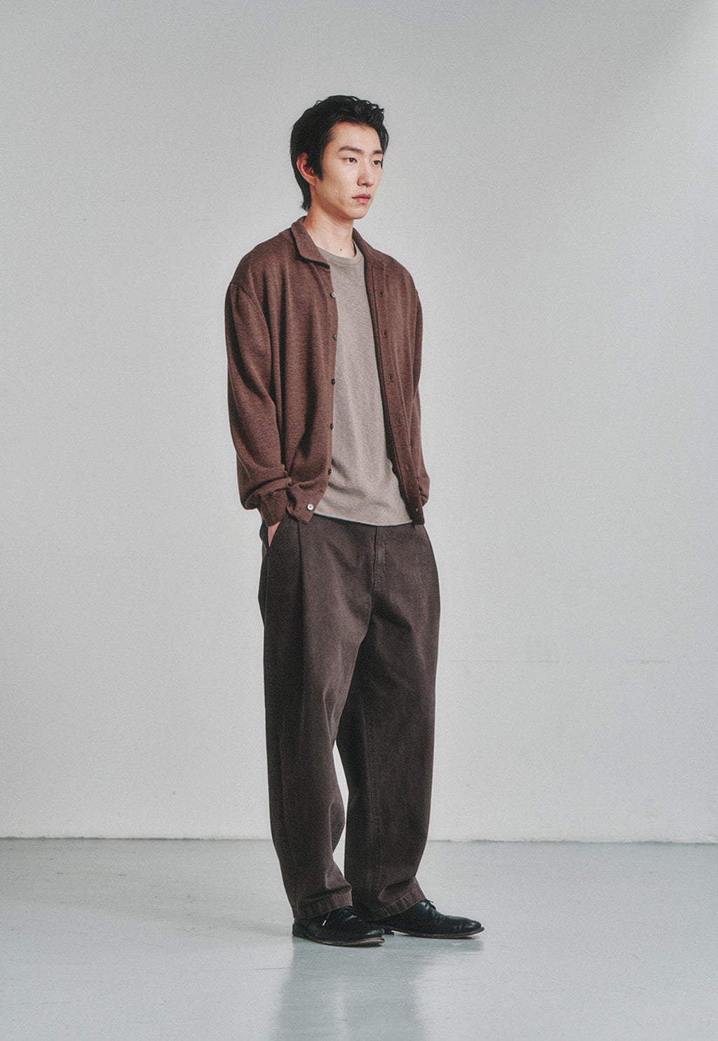Art if acts - High Collar Cardigan (Wood) product image 2 | TRAB K-Fashion Australia