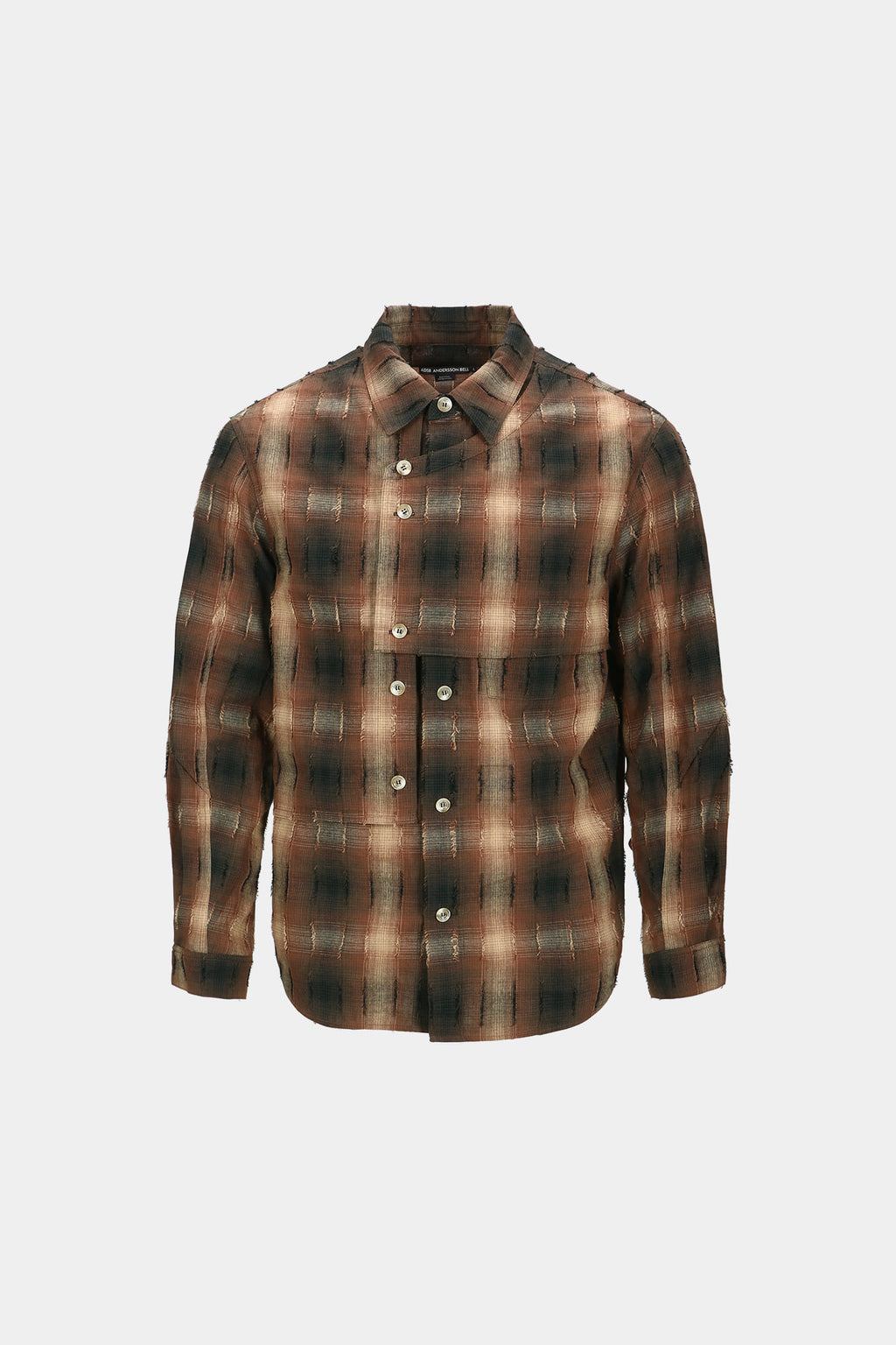 Andersson Bell - Check Layered Shirts (Brown) product image 6 | TRAB K-Fashion Australia