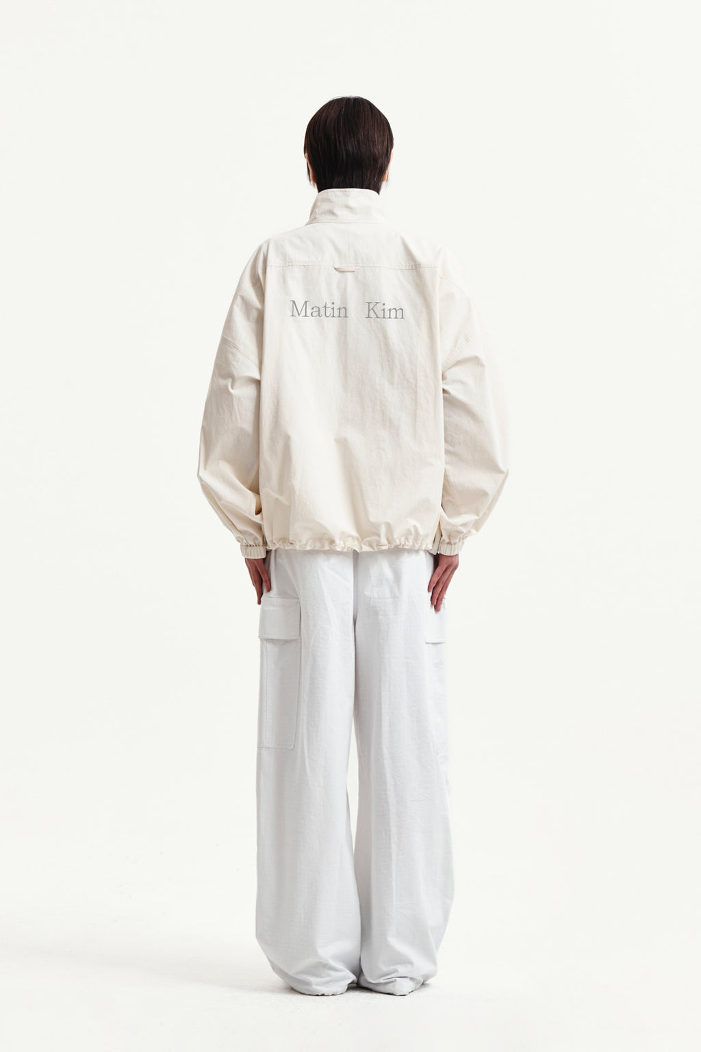 Matin Kim - Back Logo High Neck Jumper (Cream) product image 14 | TRAB K-Fashion Australia