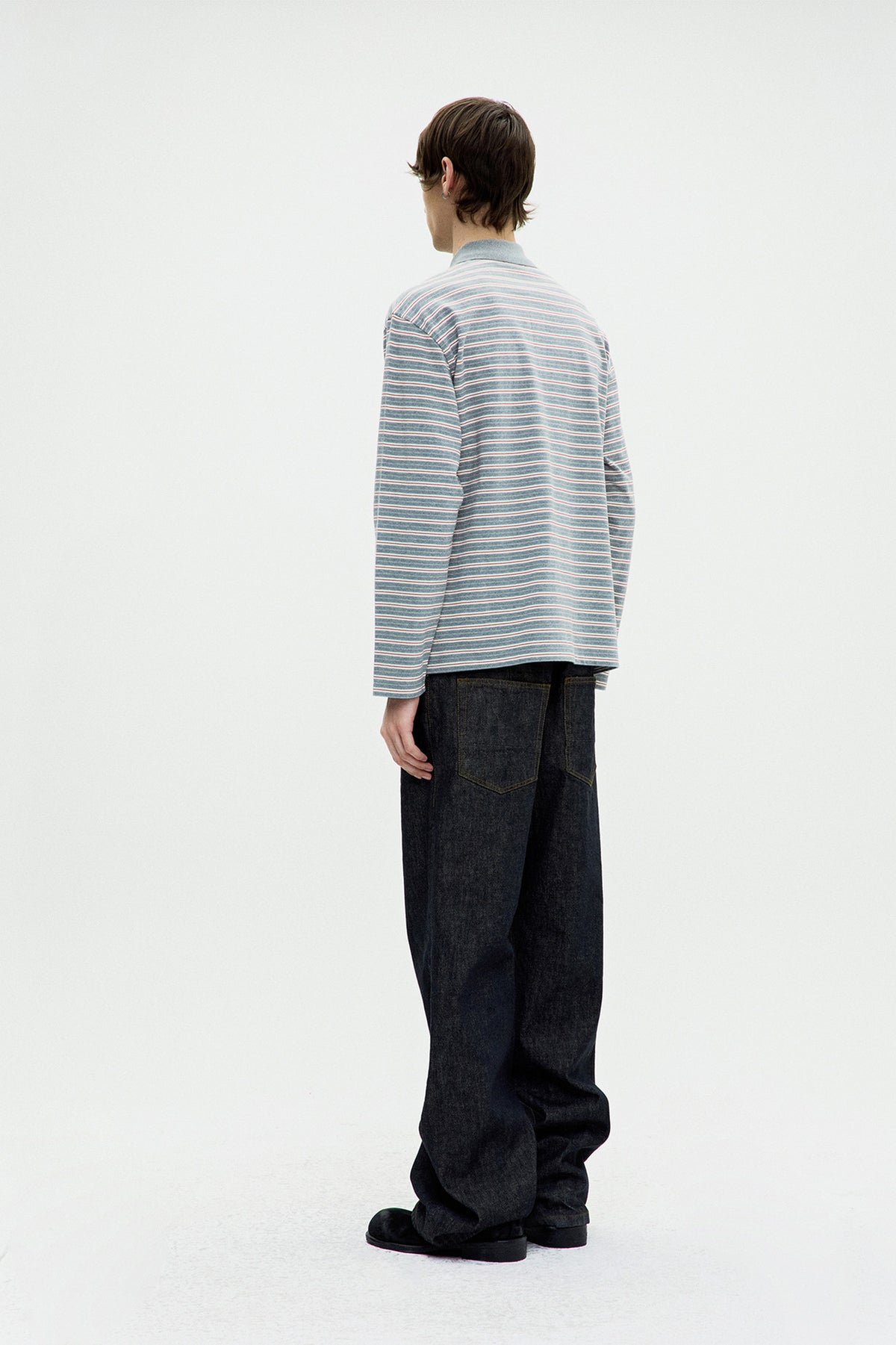 Coor - Rigid Semi Flare Jeans (Indigo) product image 4 | TRAB K-Fashion Australia