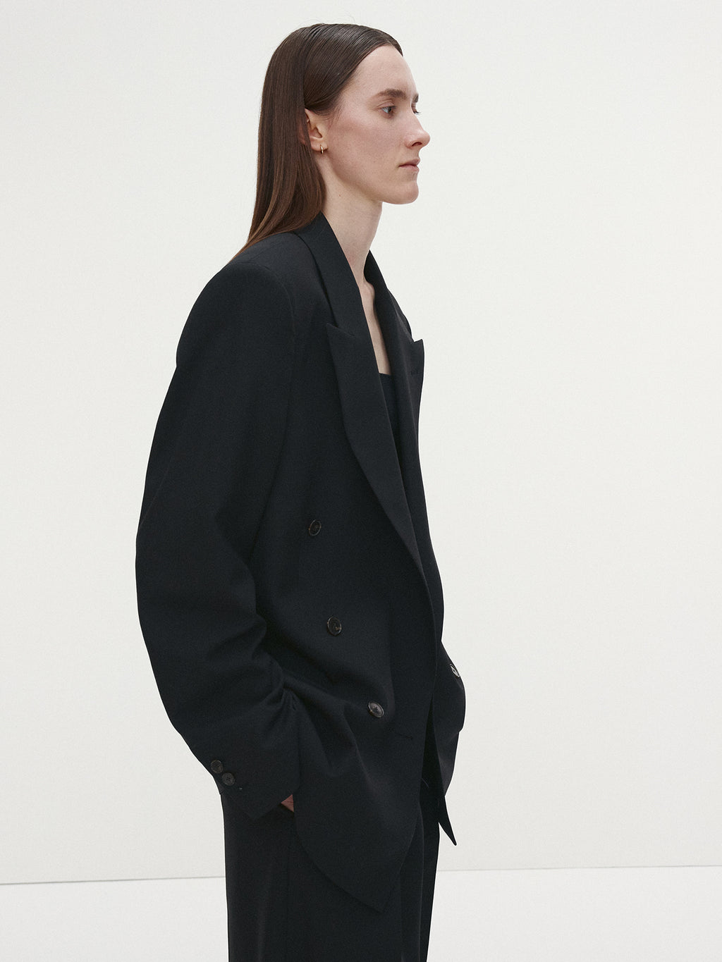 Tonywack - Light Wool Oversized Blazer (Black) product image 7 | TRAB K-Fashion Australia