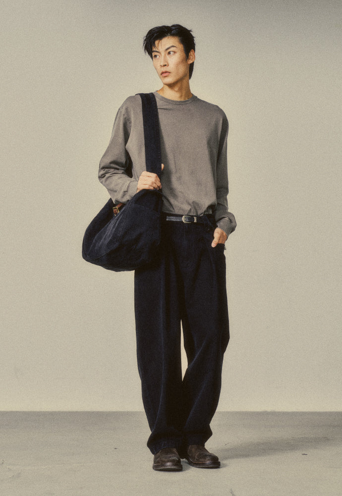Art if acts - Garment Dyed Newsboy Bag (Black) product image 3 | TRAB K-Fashion Australia