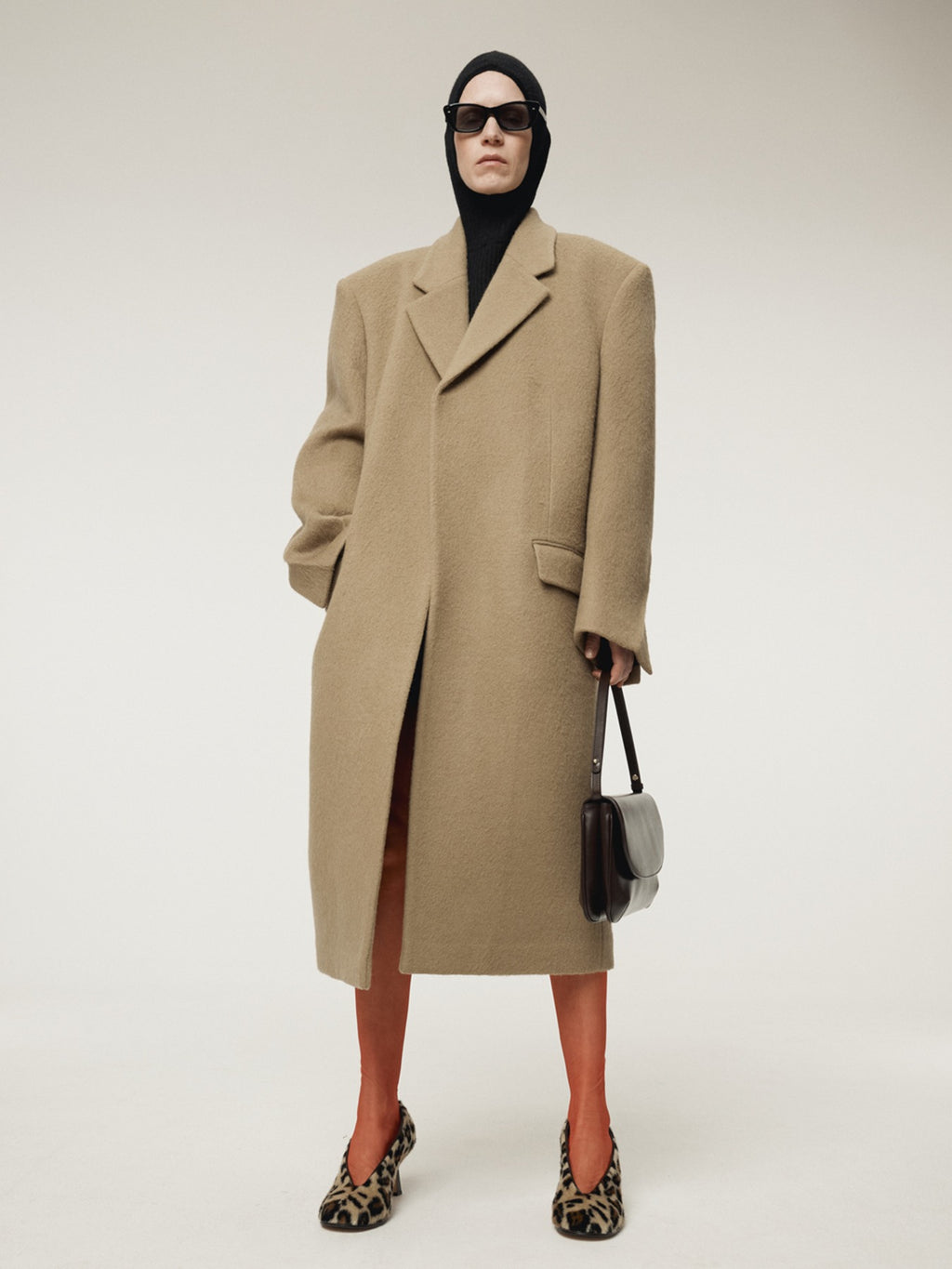 Recto - Hairy Wool Single Coat (Light Khaki) product image 1 | TRAB K-Fashion Australia