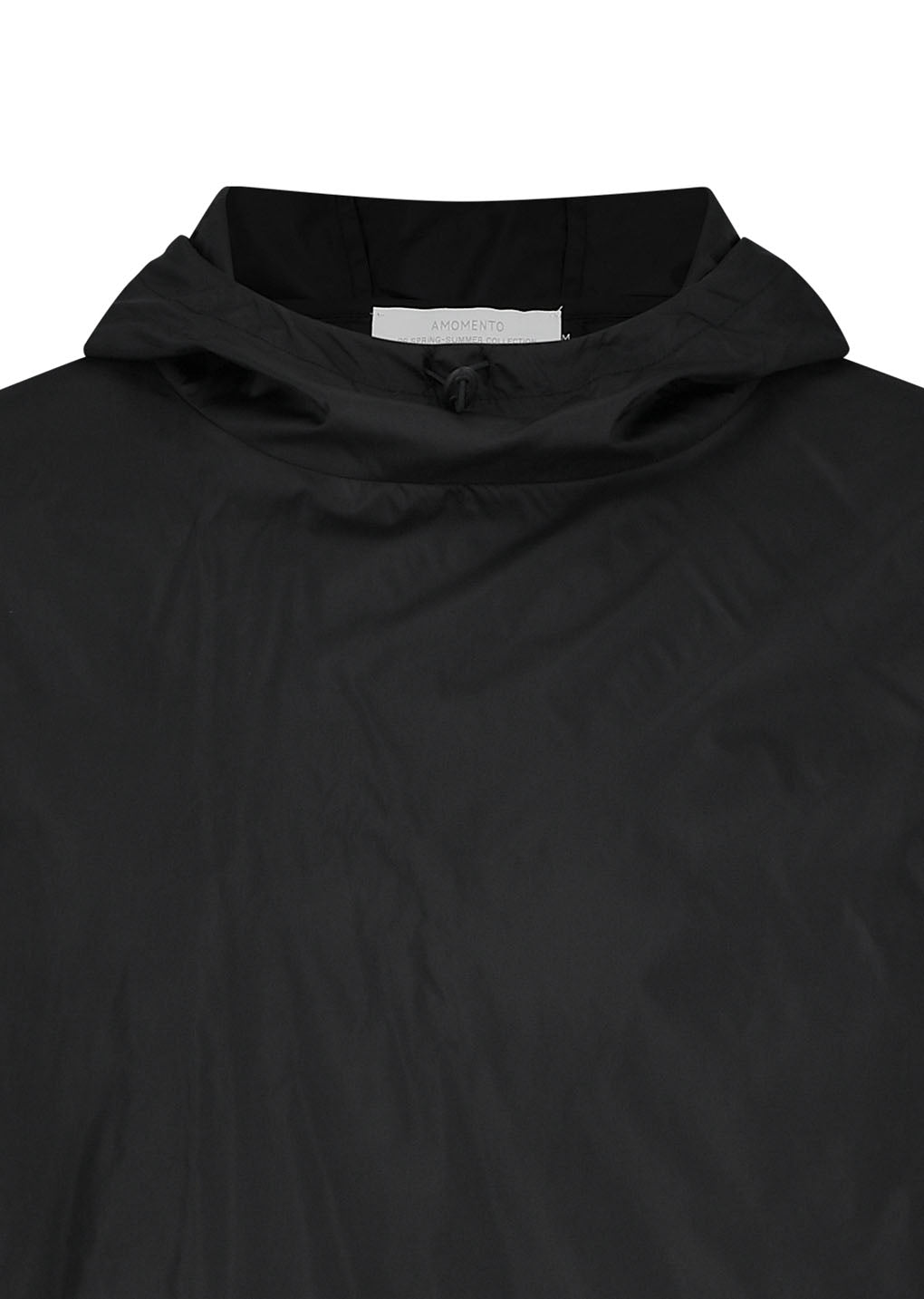 Amomento - Sheer Hoodie Anorak (Black) product image 6 | TRAB K-Fashion Australia