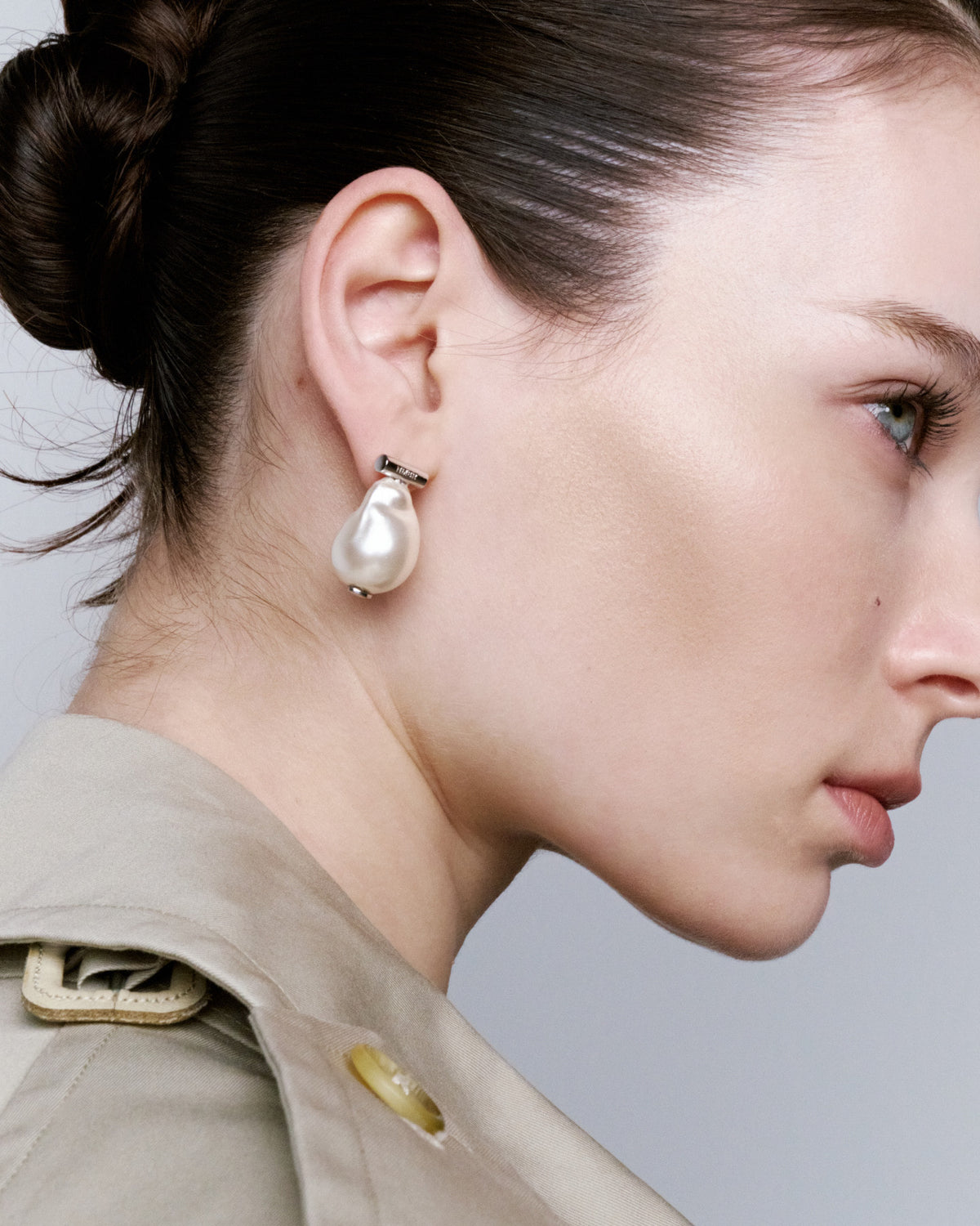 Numbering - Baroque Pearl Statement Earrings #6130 product image 2 | TRAB K-Fashion Australia