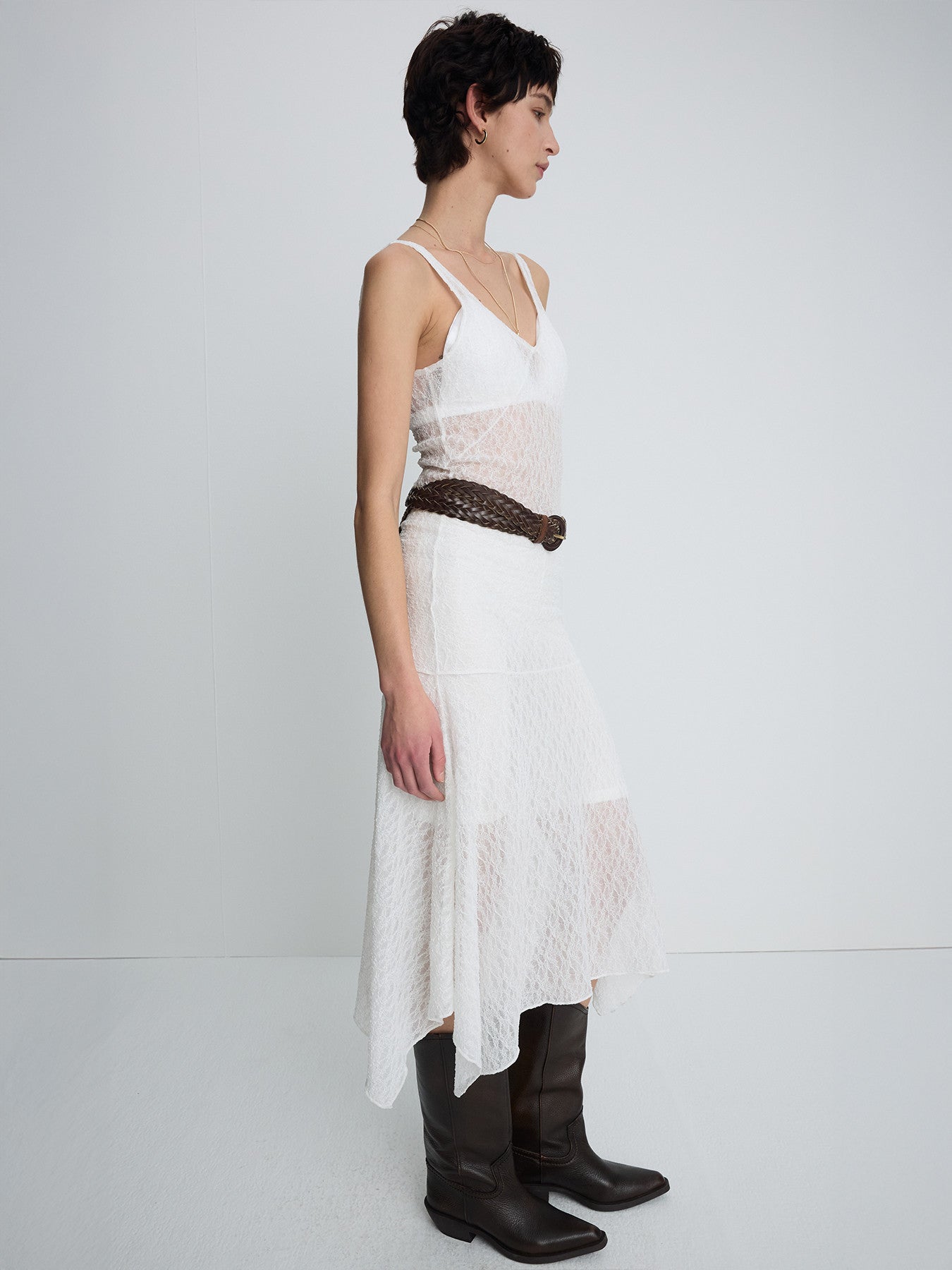 Tonywack - Lace Sleeveless Maxi Dress (Off White) product image 7 | TRAB K-Fashion Australia