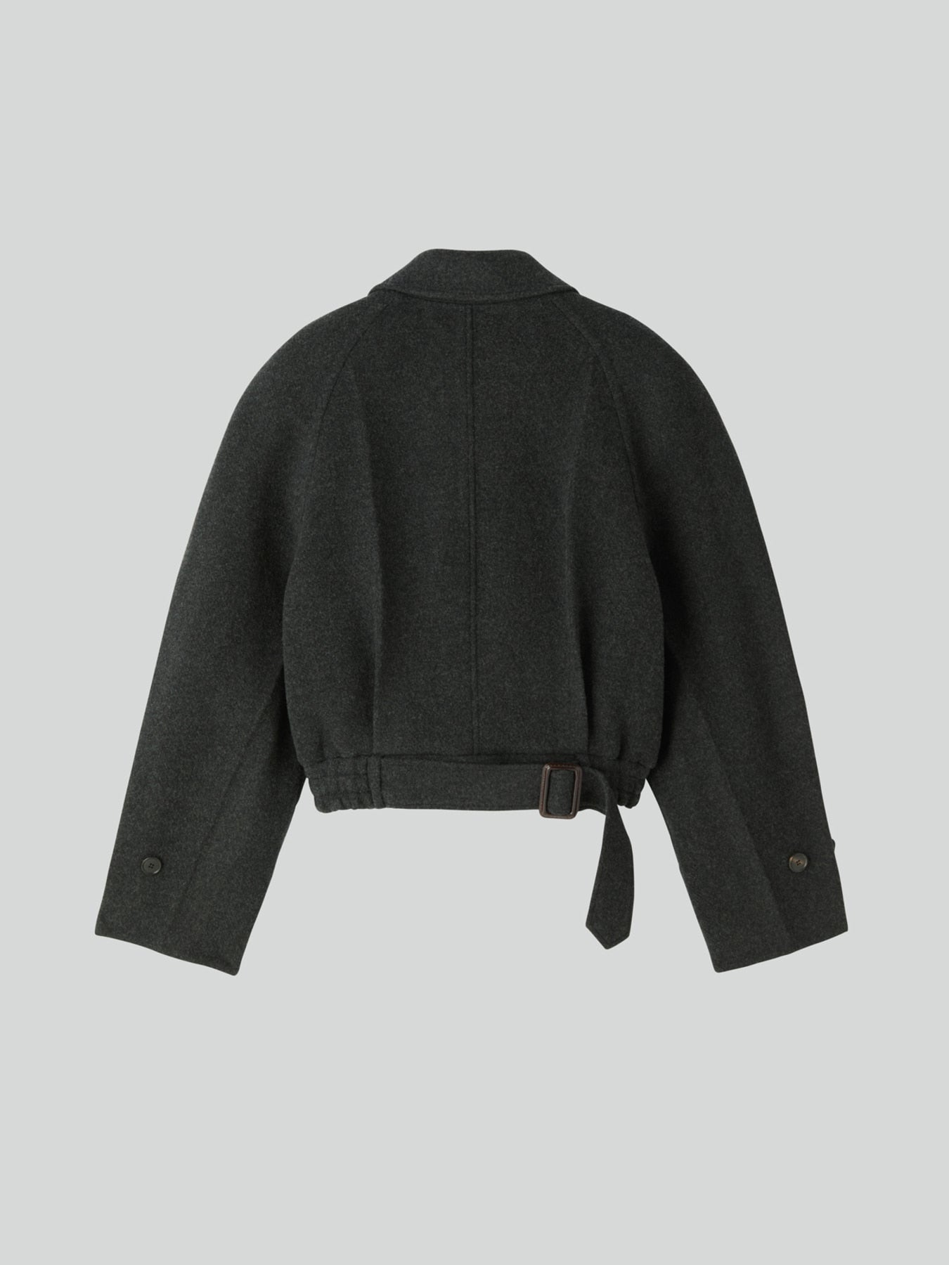 Recto - Reglan Sleeves Wool Jumper (Charcoal Grey) product image 10 | TRAB K-Fashion Australia