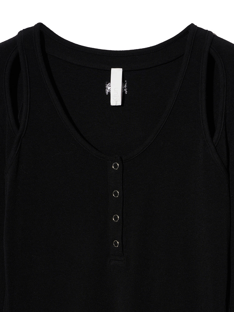 Kijun - Raglan Cut Jersey Dress (Black) product image 9 | TRAB K-Fashion Australia