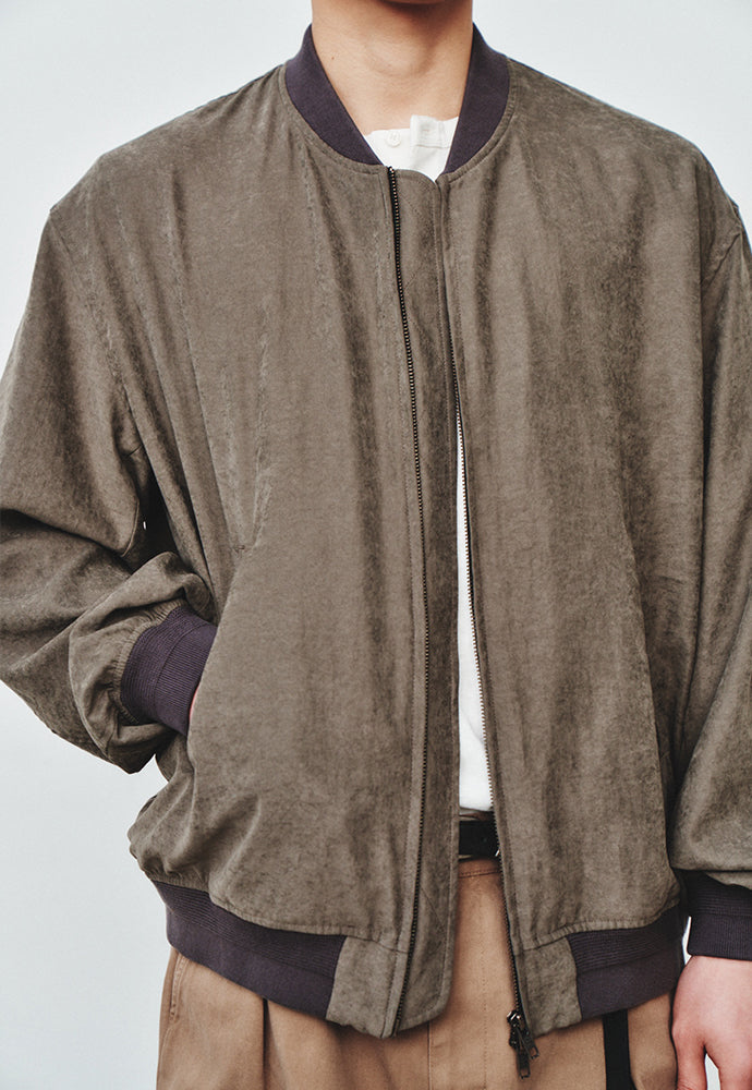 Art if acts - Vintage Cupra Blouson (Moss Grey) product image 7 | TRAB K-Fashion Australia