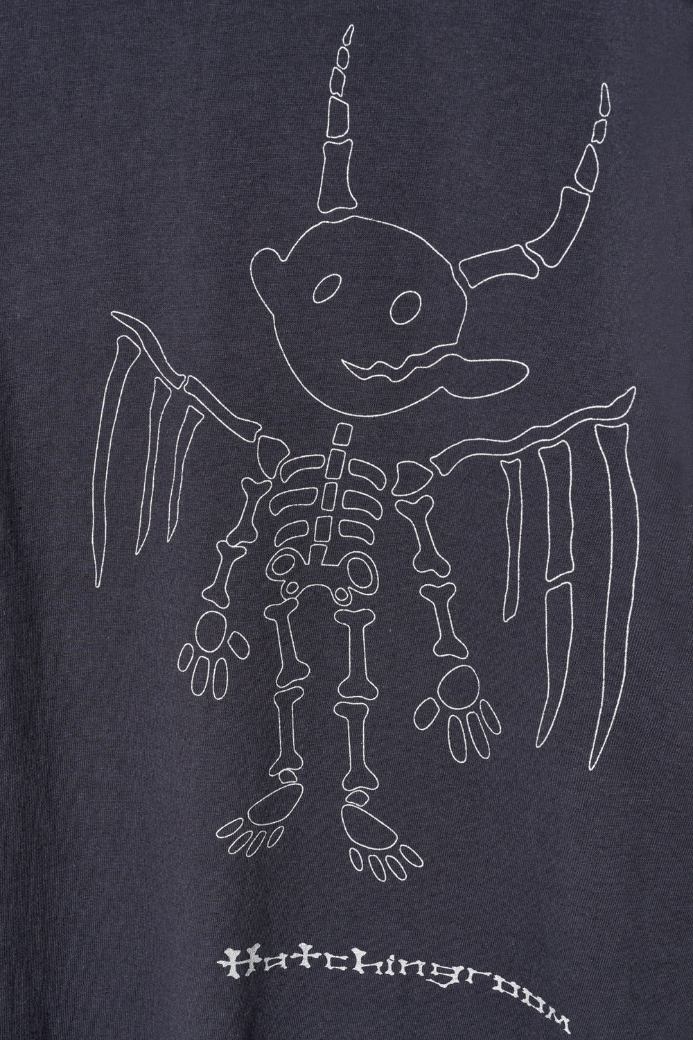 Hatchingroom - Bone Devil Tee Blue (Charcoal) product image 5 | TRAB K-Fashion Australia