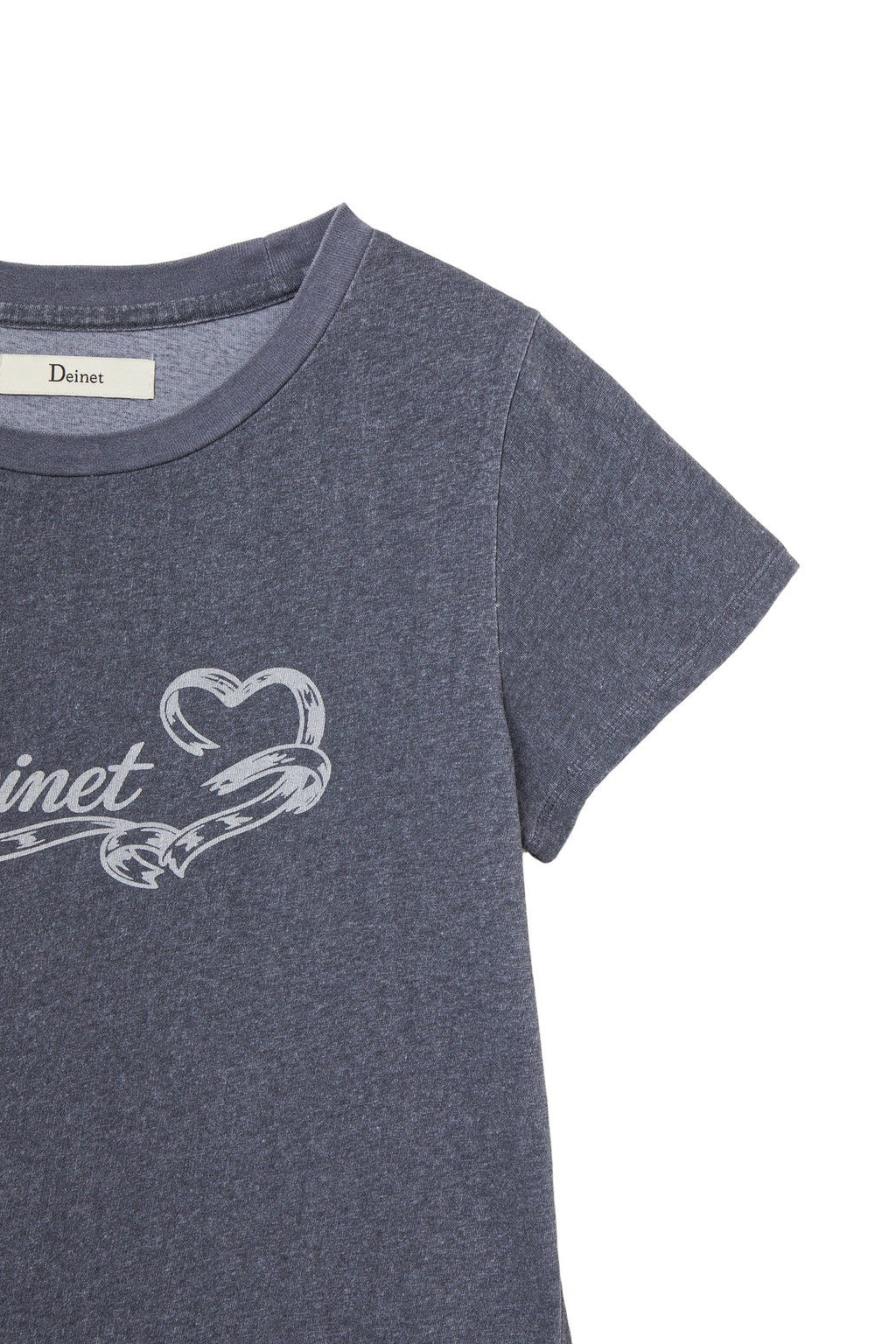 Deinet - Ruffle Washed T-Shirt (Navy) product image 13 | TRAB K-Fashion Australia
