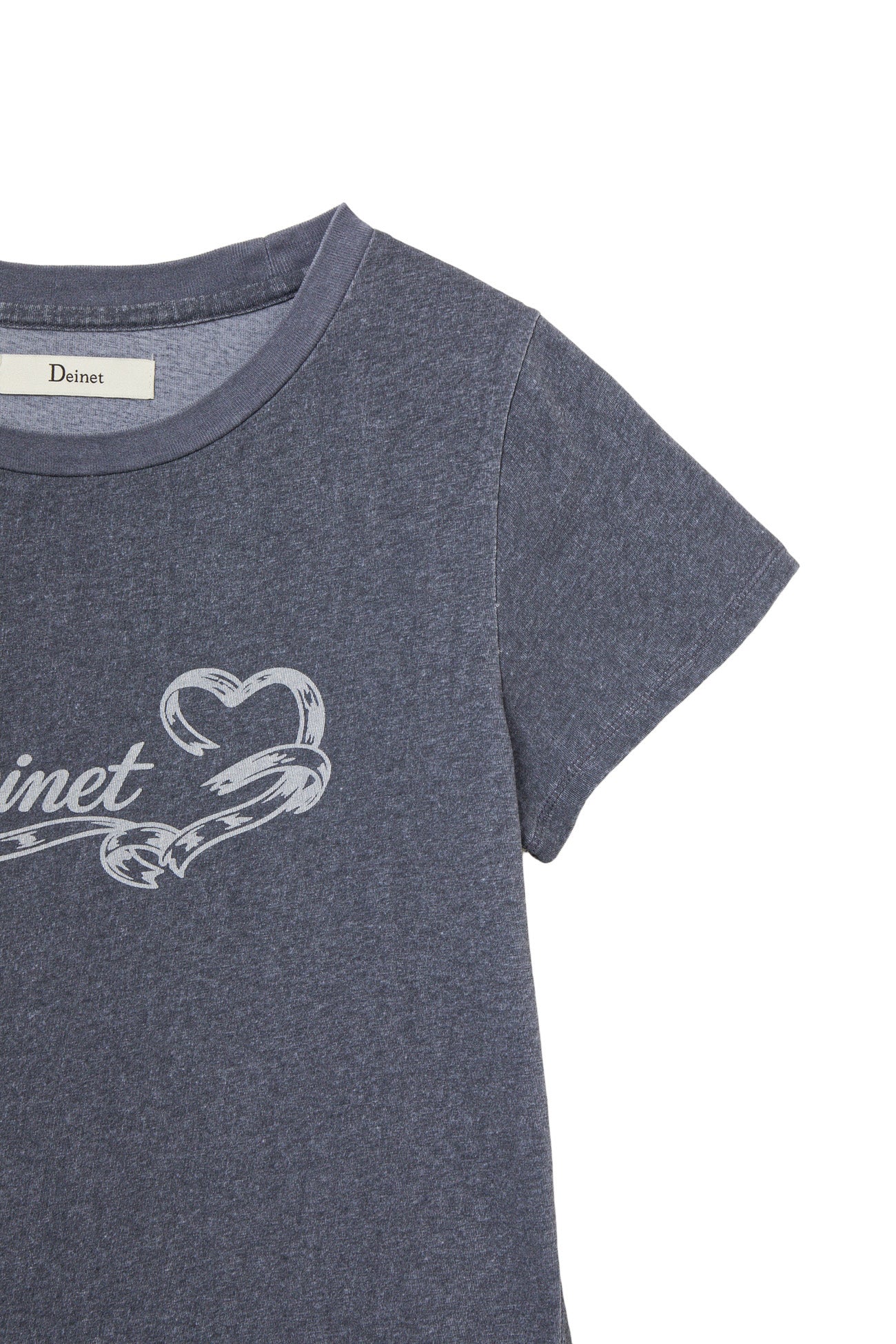 Deinet - Ruffle Washed T-Shirt (Navy) product image 13 | TRAB K-Fashion Australia