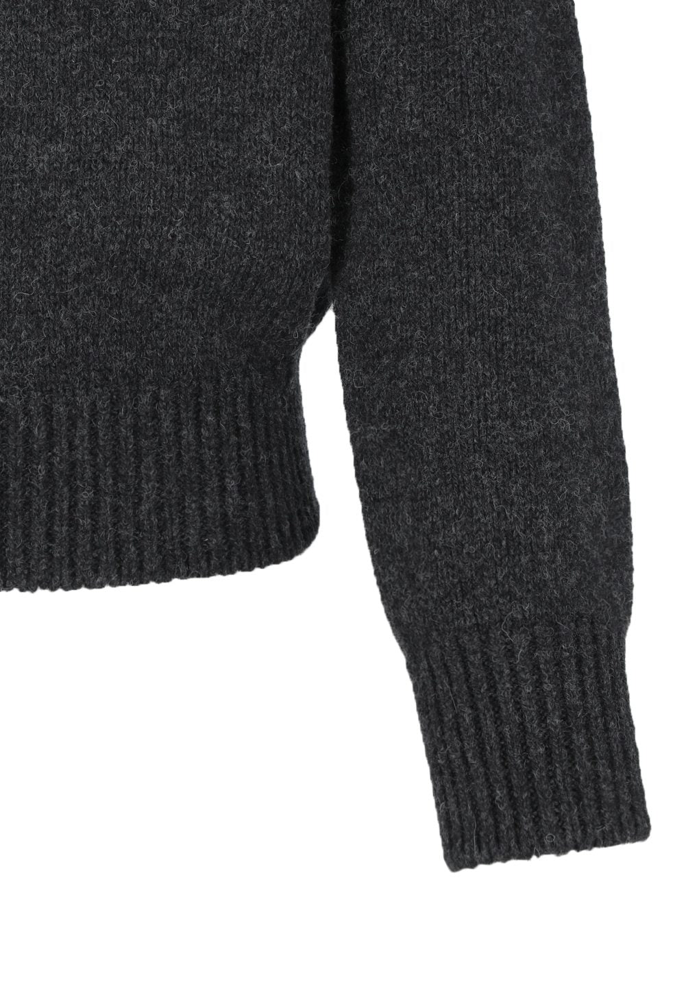 Amomento - Shetland wool v-neck knit (Charcoal) product image 5 | TRAB K-Fashion Australia