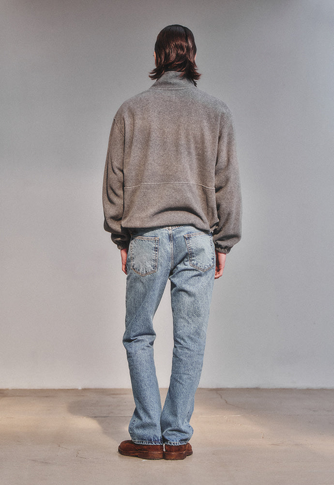 Art if acts - Fleece Half Zip Pullover (Grey) product image 5 | TRAB K-Fashion Australia