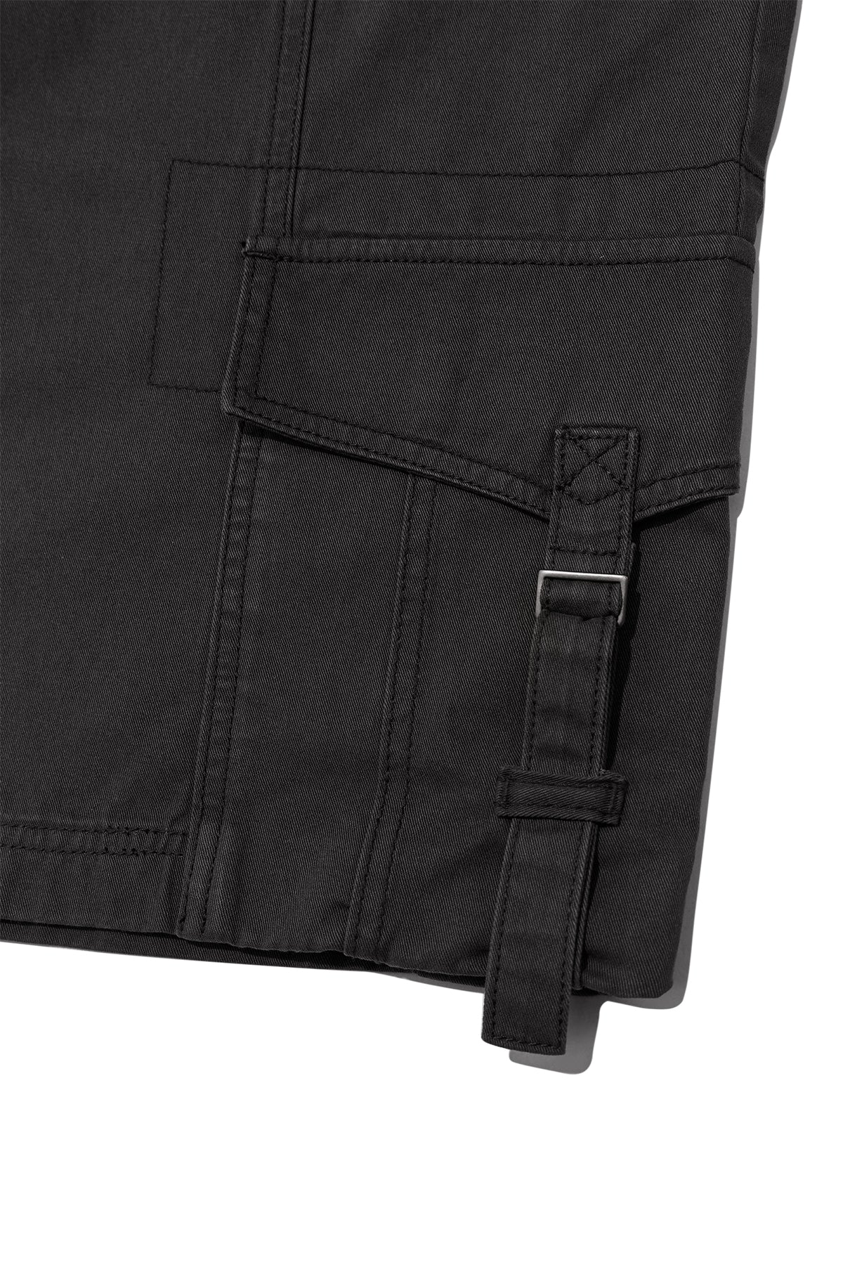 Matin Kim - Semi Slimfit Bermuda Pants (Charcoal) product image 5 | TRAB K-Fashion Australia
