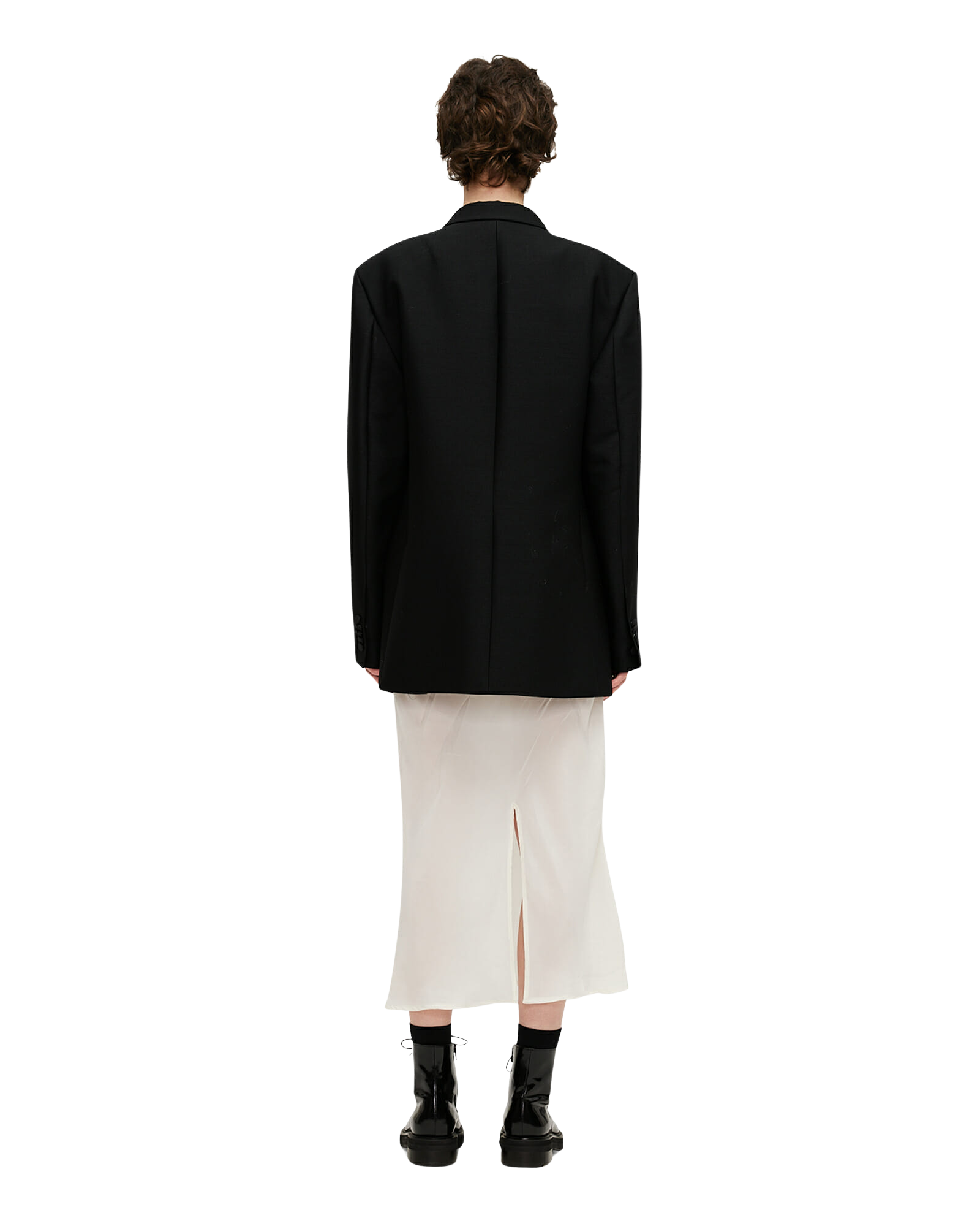 Kimhe Kim - Wool-Silk Tuxedo Jacket (Black) product image 5 | TRAB K-Fashion Australia